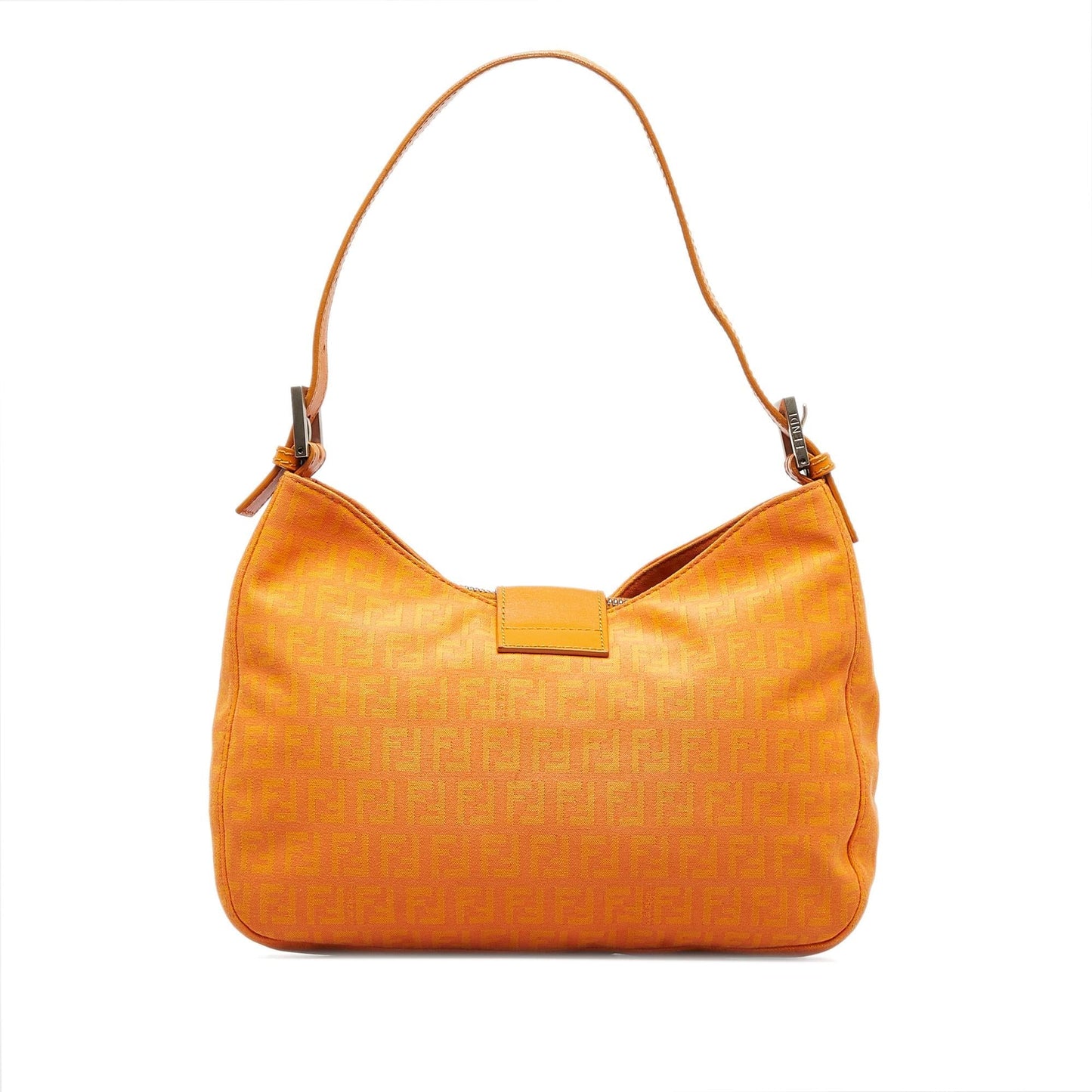 Fendi FF Lock Zucchino Shoulder Bag (TGp0Gh)