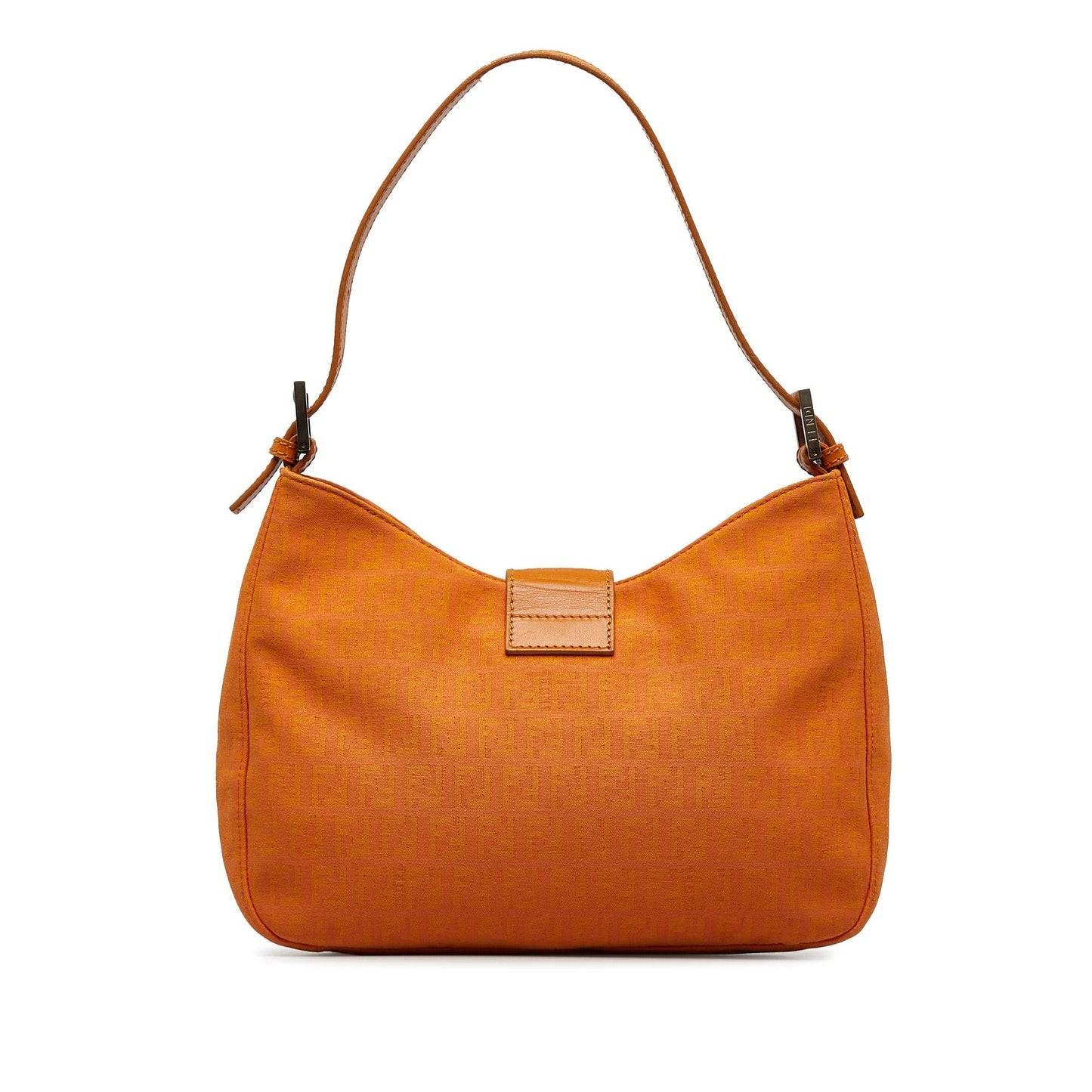 Fendi FF Lock Zucchino Shoulder Bag (3Xnkeo)