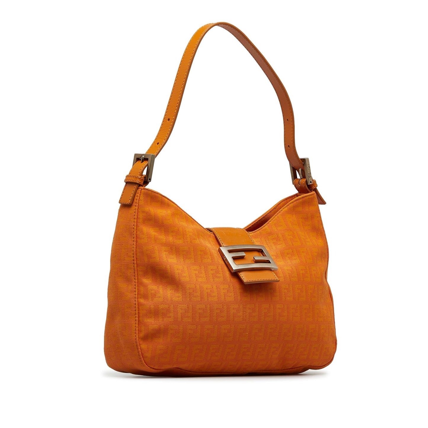 Fendi FF Lock Zucchino Shoulder Bag (3Xnkeo)
