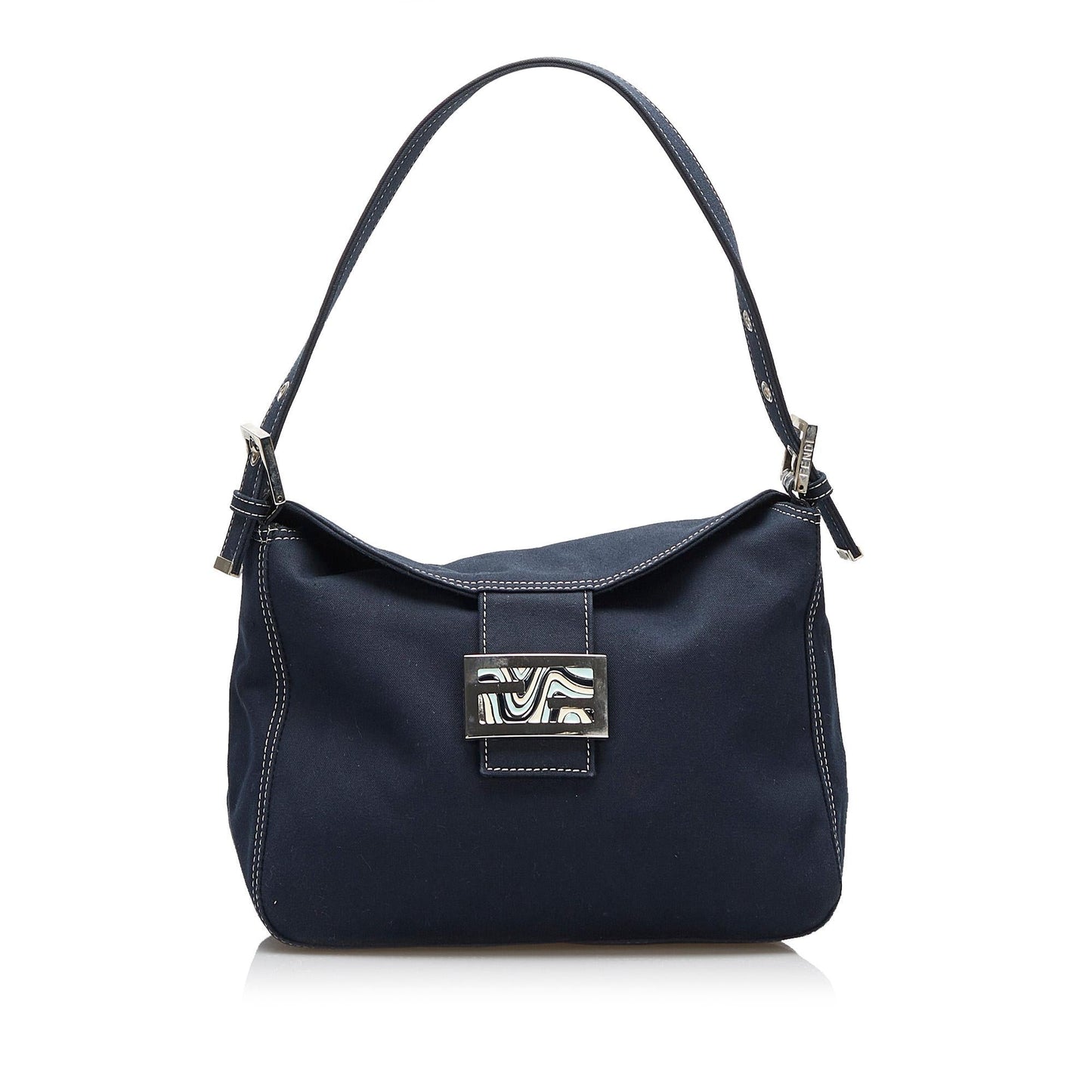 Fendi FF Marble Logo Shoulder Bag (FeEgbf)