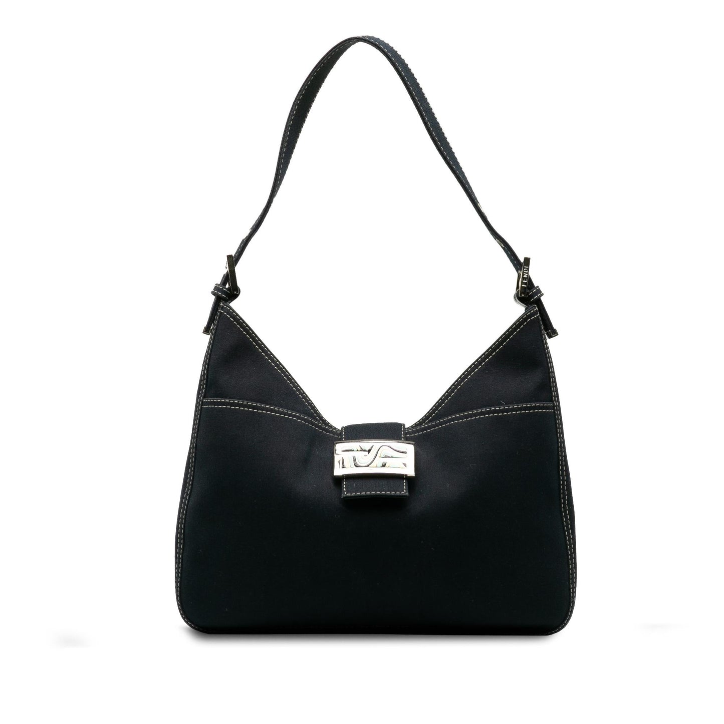 Fendi FF Marble Logo Shoulder Bag (tLjBT6)