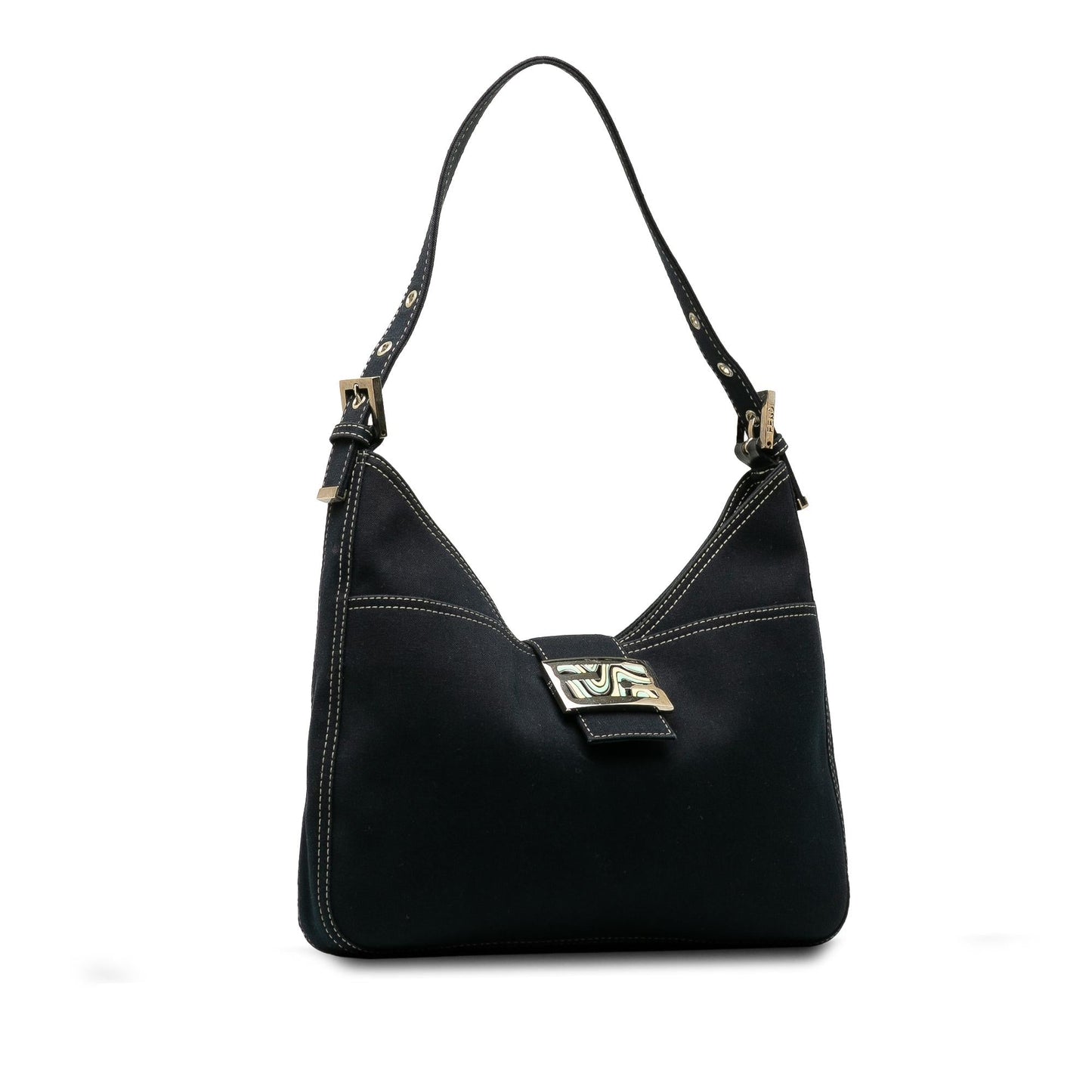 Fendi FF Marble Logo Shoulder Bag (tLjBT6)