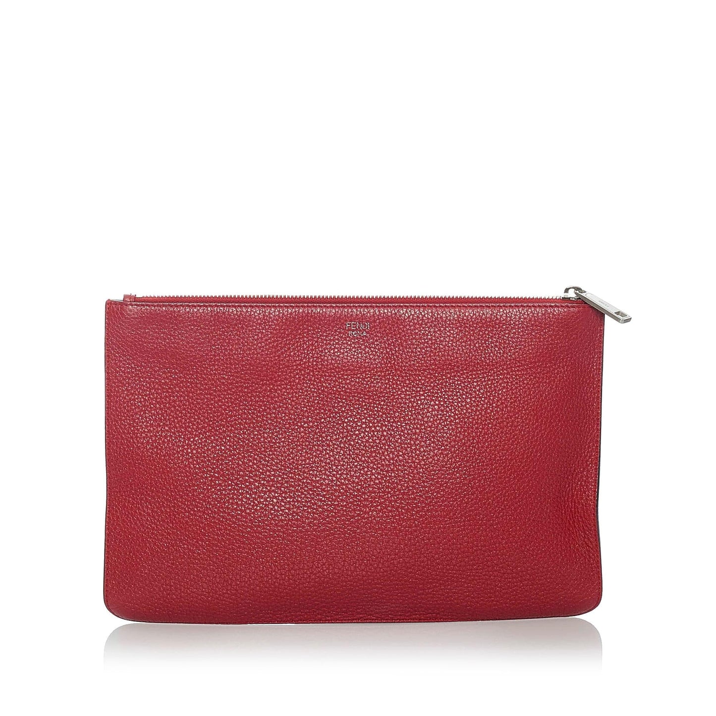 Fendi Face Leather Clutch Bag (31207)