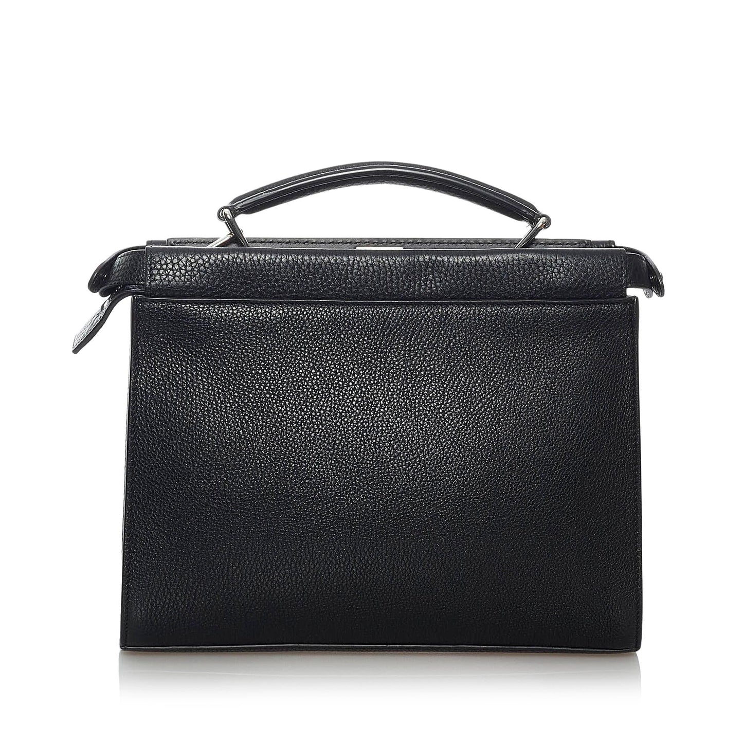 Fendi Fendi Mania Peekaboo Leather Satchel (29584)