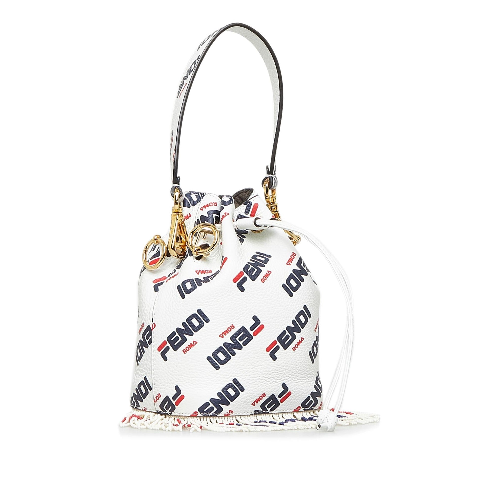Fendi Stripes Convertible Baguette (SHG-lOZAlr)