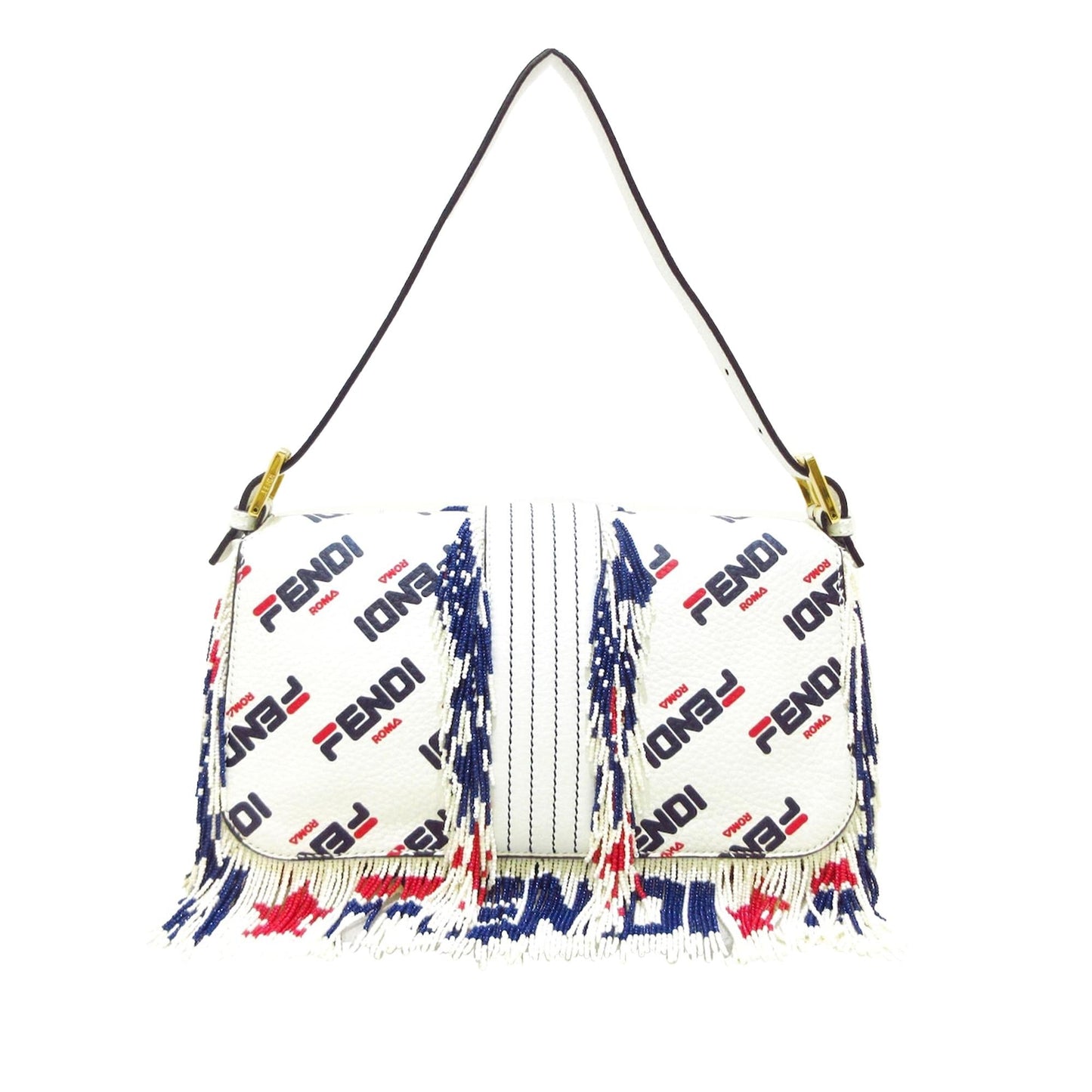 Fendi Fila Mania Beaded Baguette (HIwj1q)