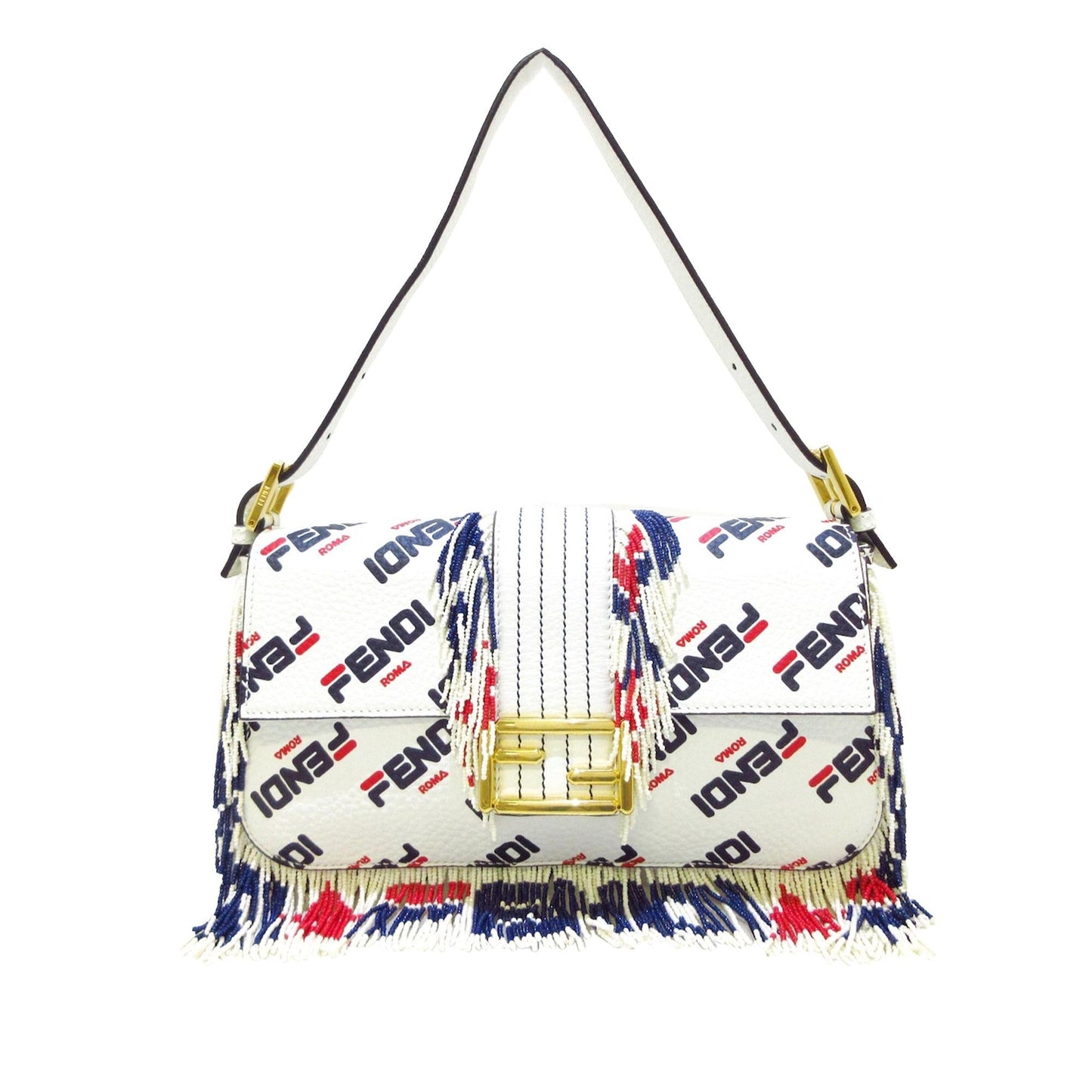 Fendi Fila Mania Beaded Baguette (HIwj1q)