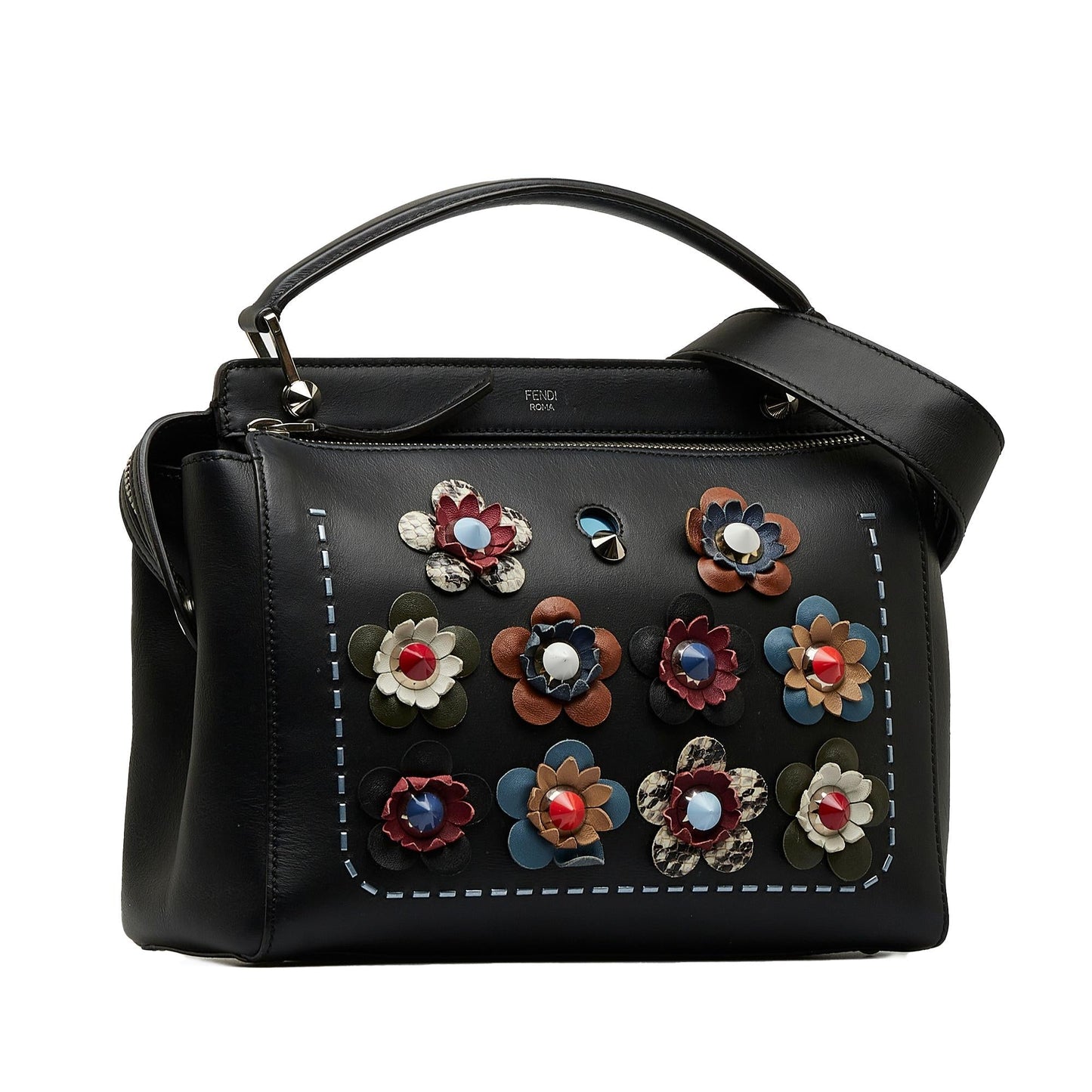 Fendi Flowerland DotCom Satchel (VgugWn)