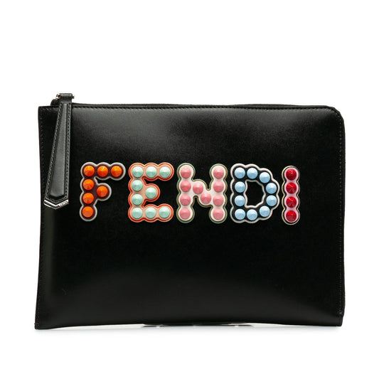 Fendi Fun Fair Studded Clutch (isvUj2)