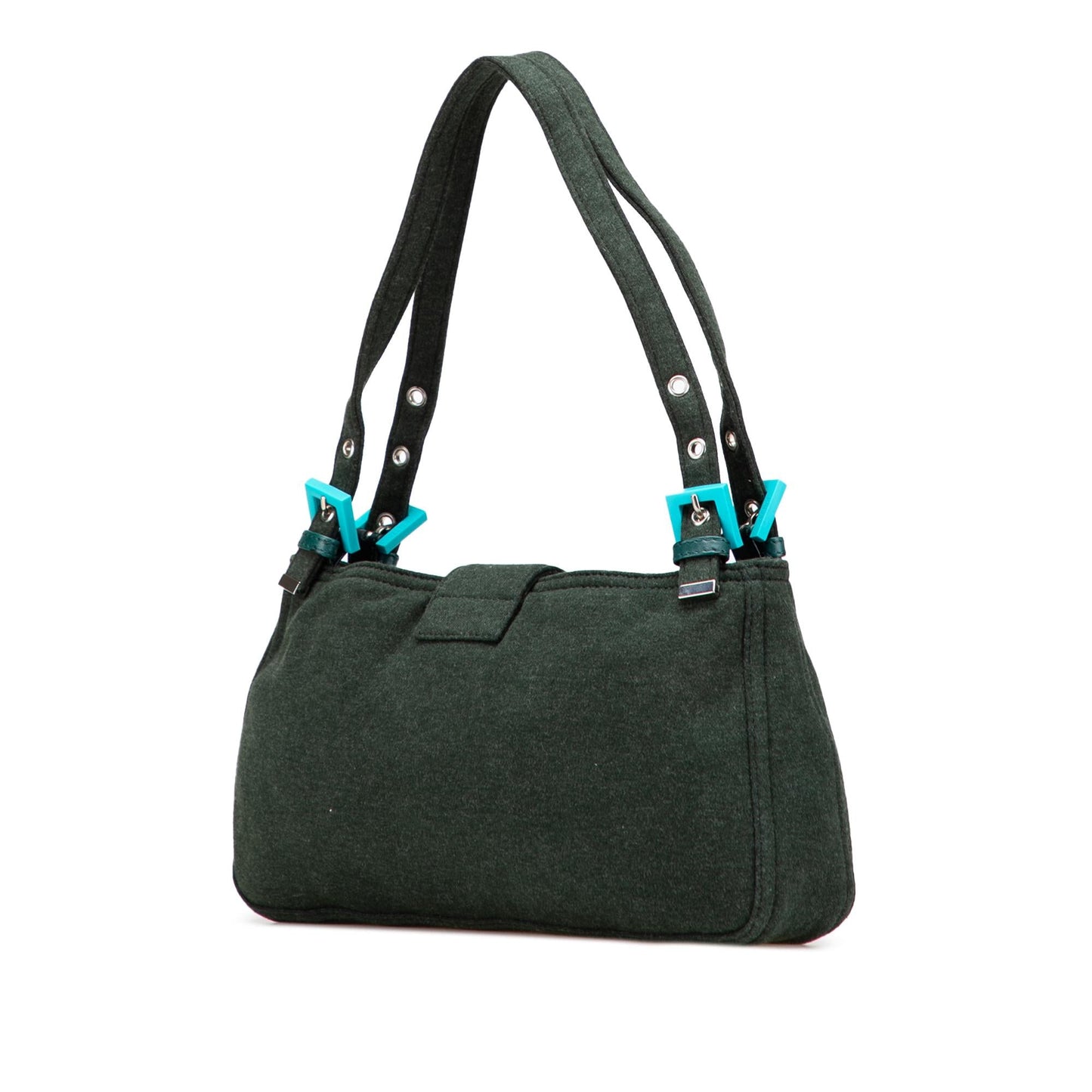 Fendi Leather Selleria Oyster Hobo