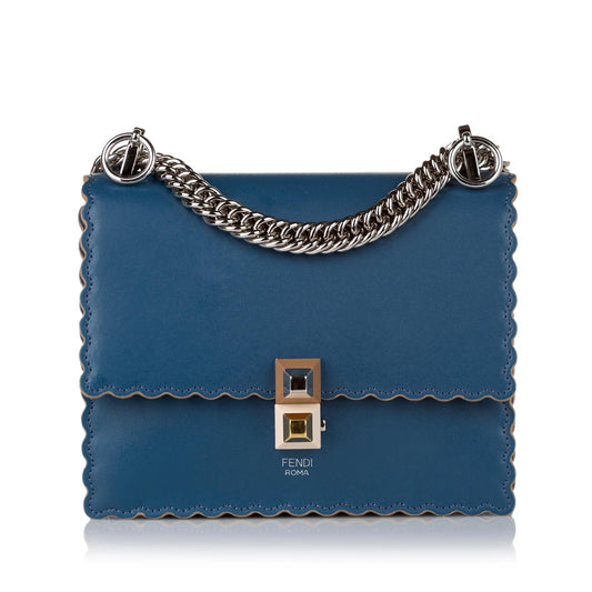 Fendi Kan I Leather Crossbody Bag (31451)