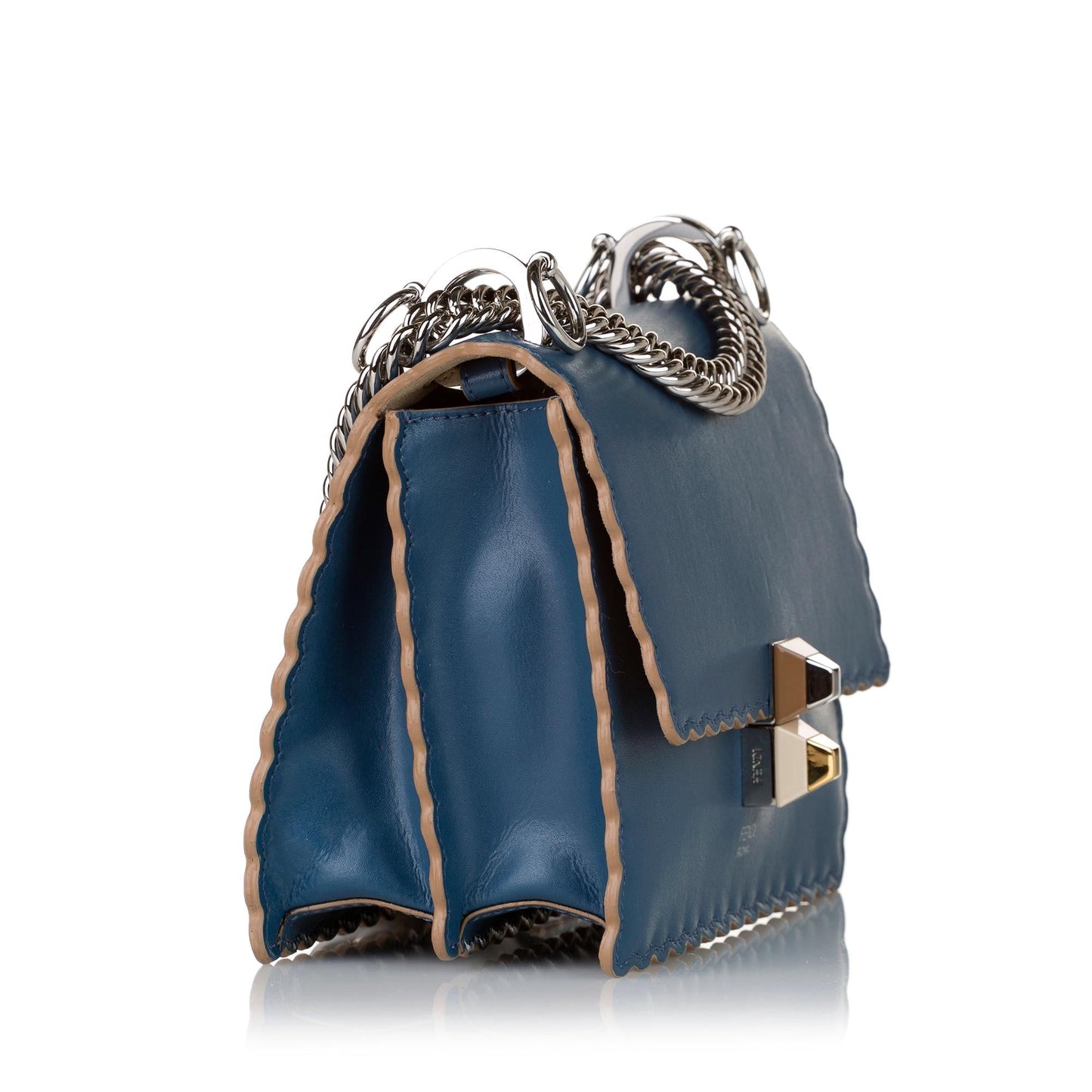 Fendi Kan I Leather Crossbody Bag (31451)