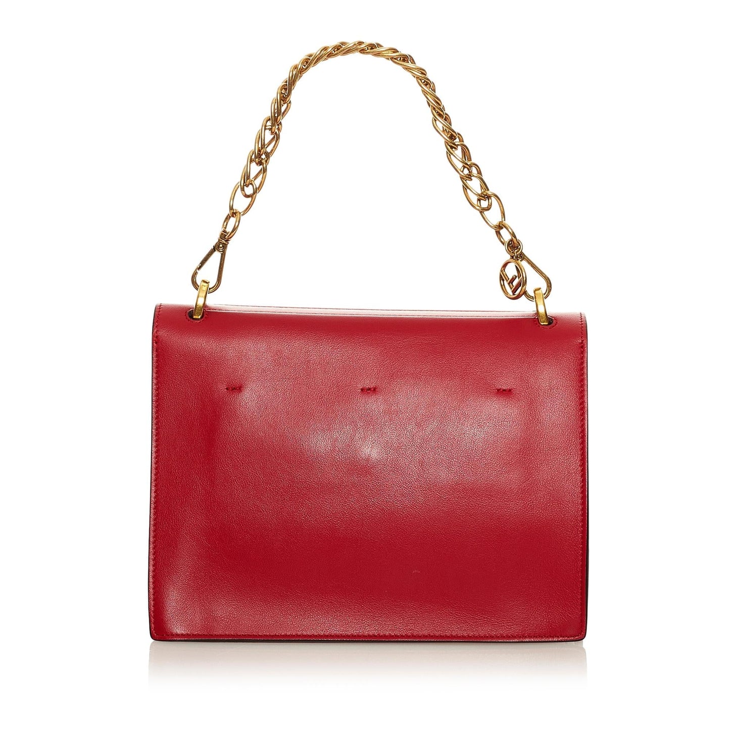 Fendi Kan U Leather Satchel (35049)