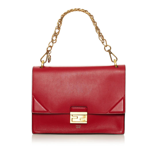 Fendi Kan U Leather Satchel (35049)
