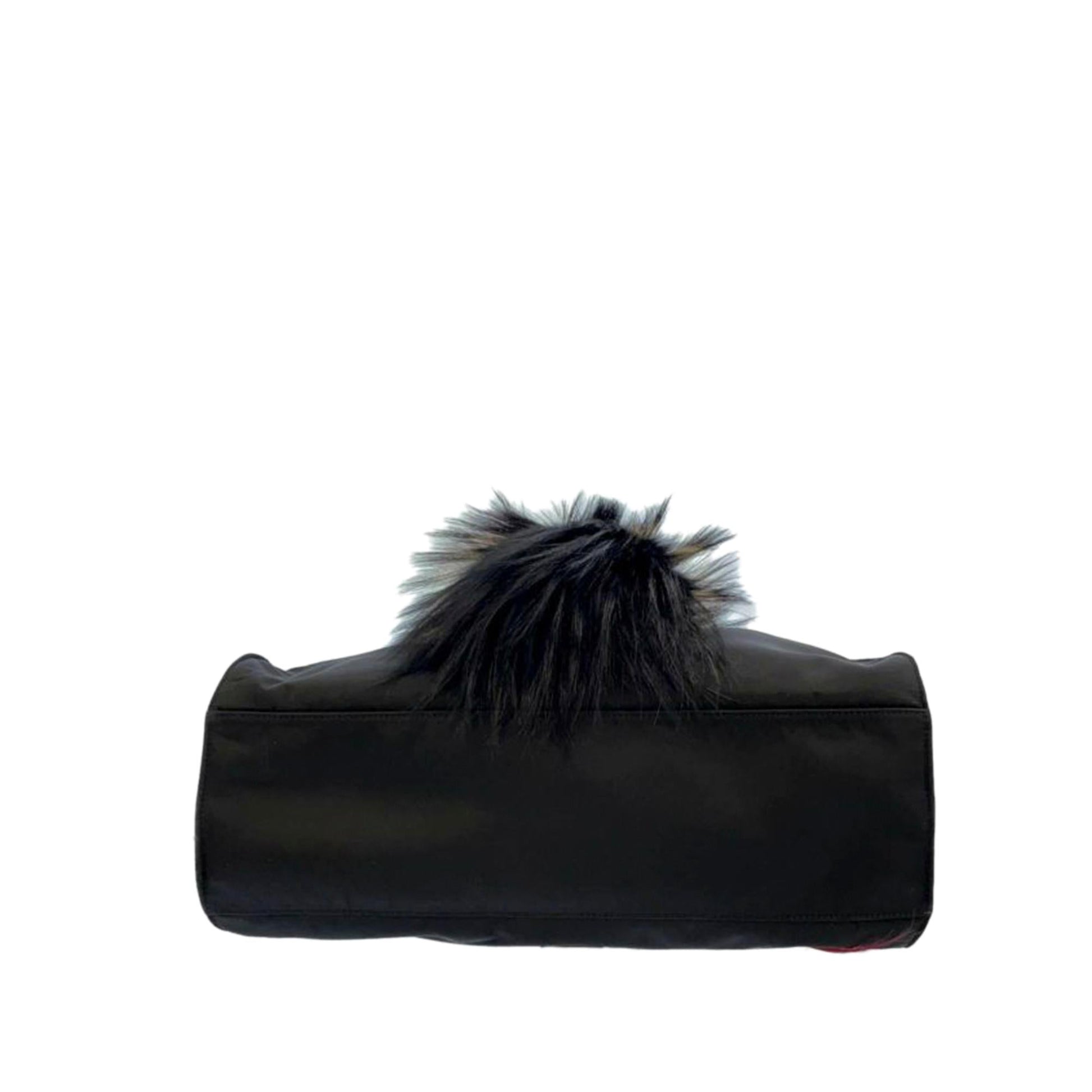 Fendi Zucca Canvas and Leather Convertible Baguette