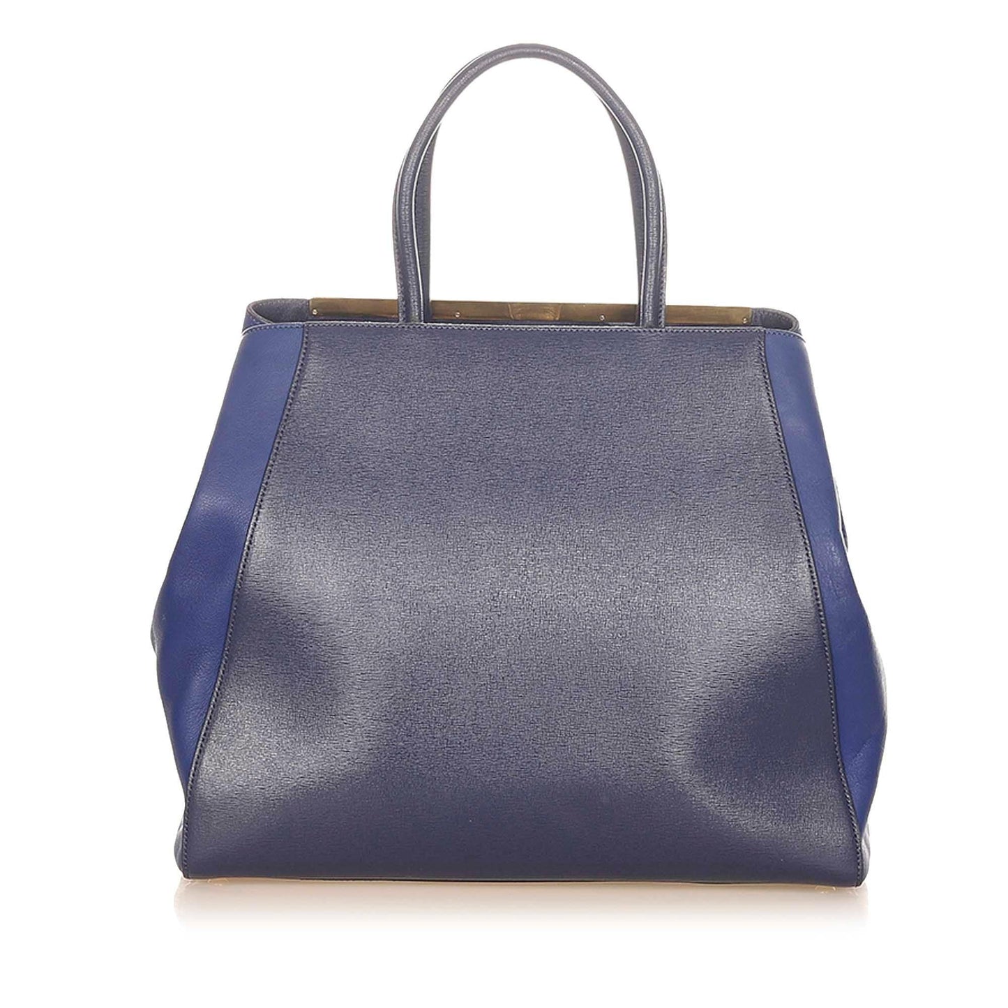 Fendi Large 2Jours Leather Tote Bag