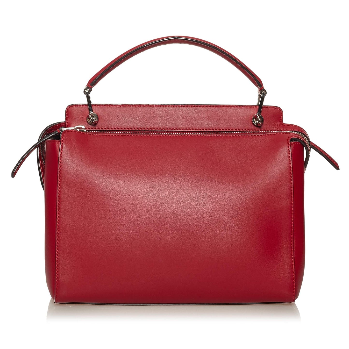 Fendi Large DotCom Leather Satchel (eJmOzi)