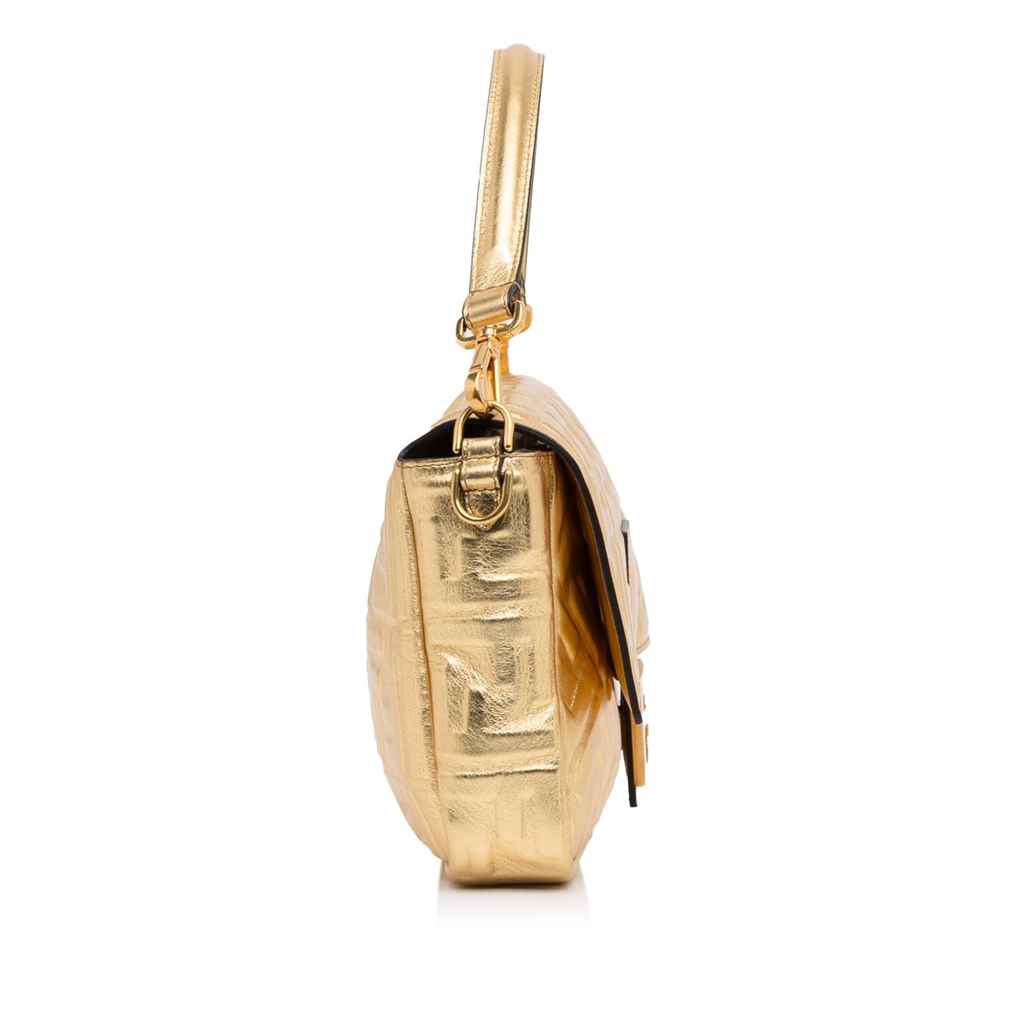 Fendi Large Embossed Zucca Baguette (ZcKJ66)