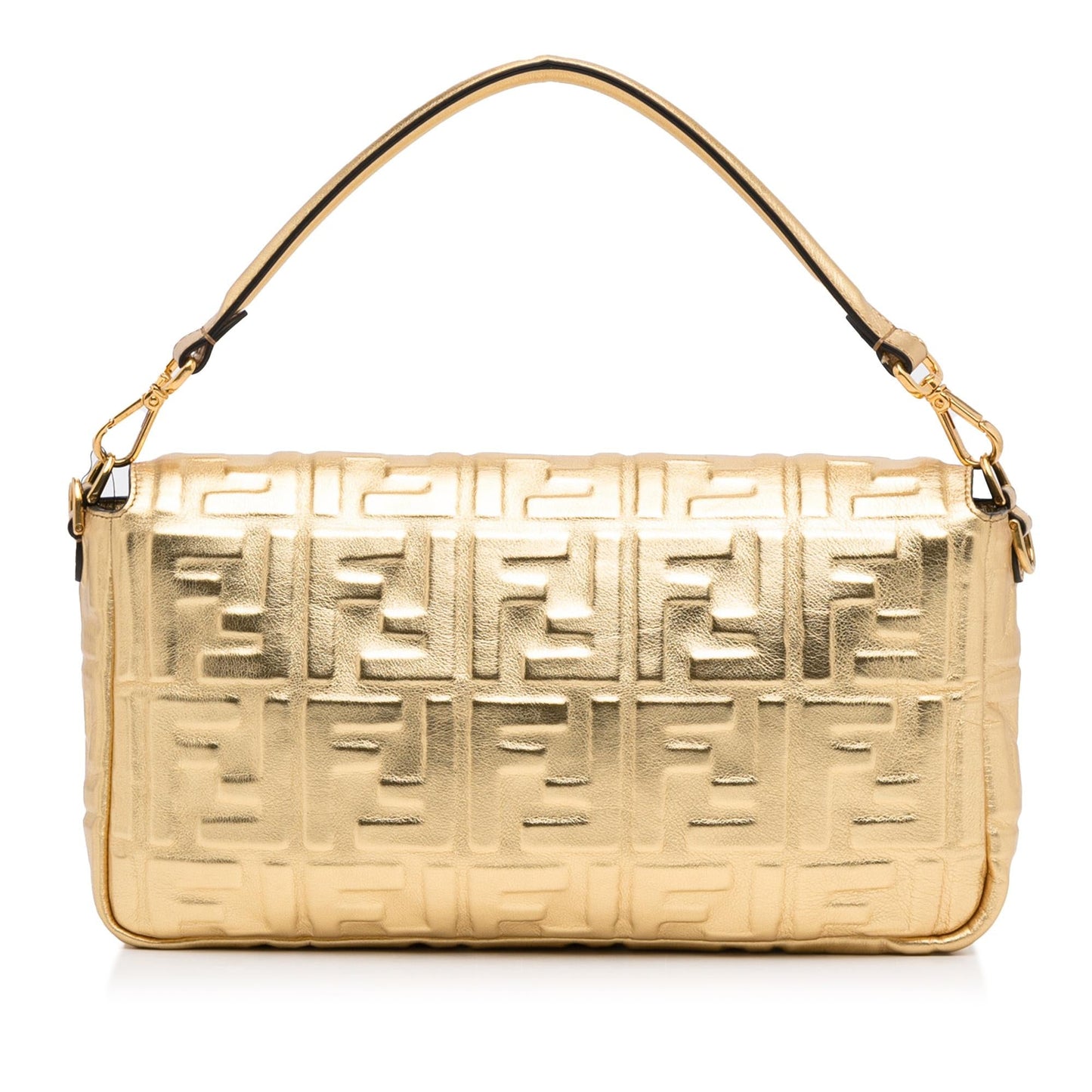 Fendi Large Embossed Zucca Baguette (ZcKJ66)