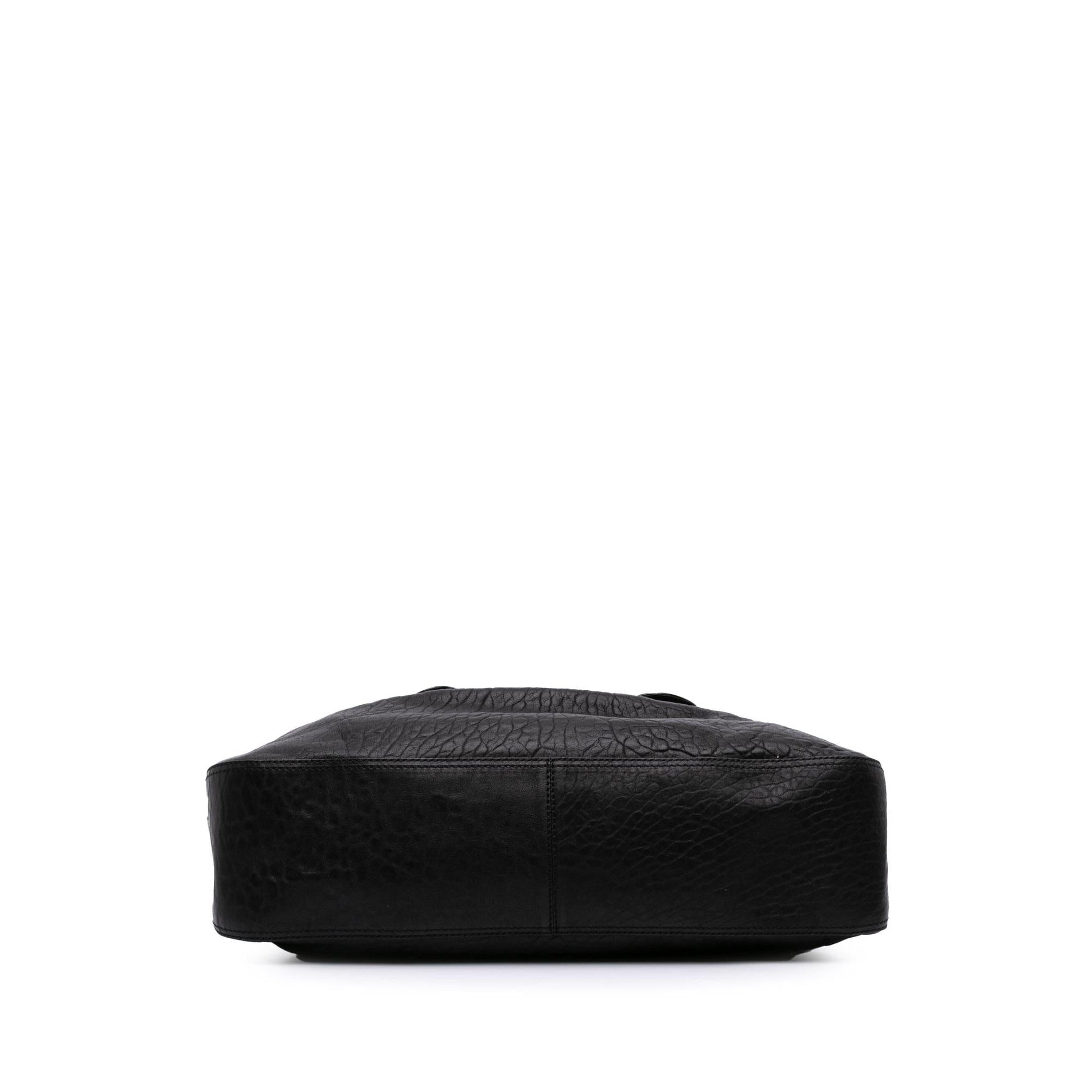 Fendi Large Leather B Bis Top Handle Bag