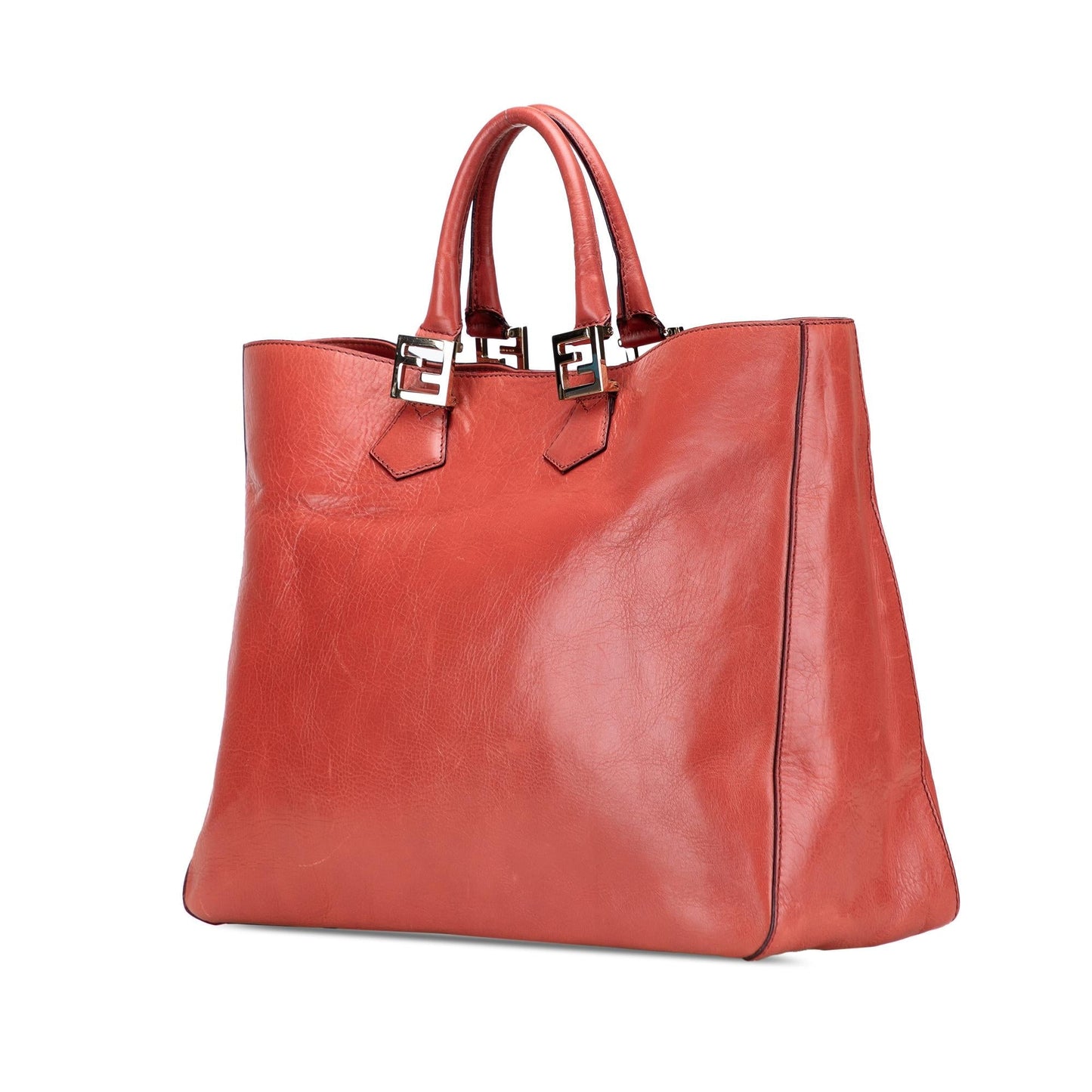 Fendi Large Leather Twins Tote