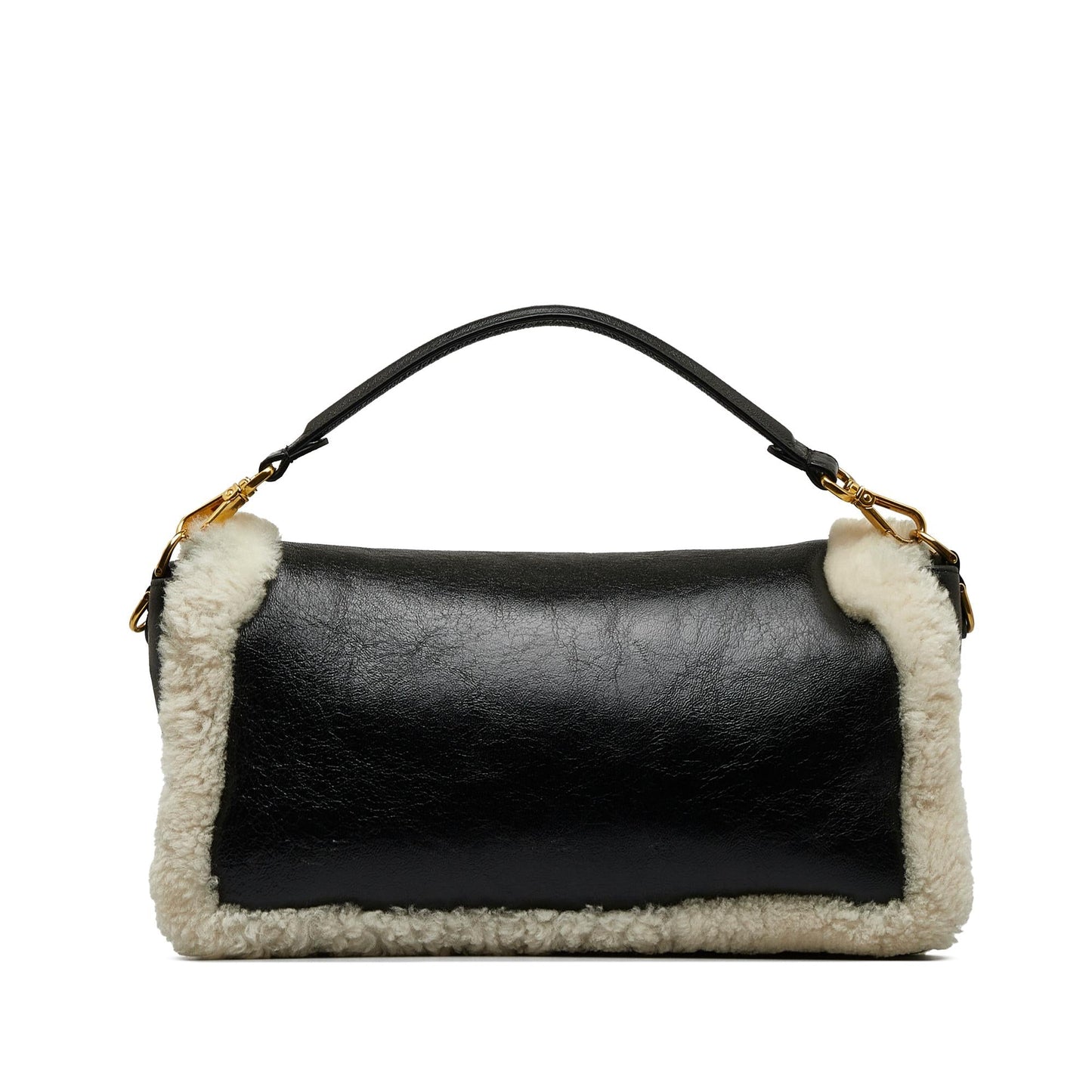 Fendi Large Shearling Baguette (Rdq63a)
