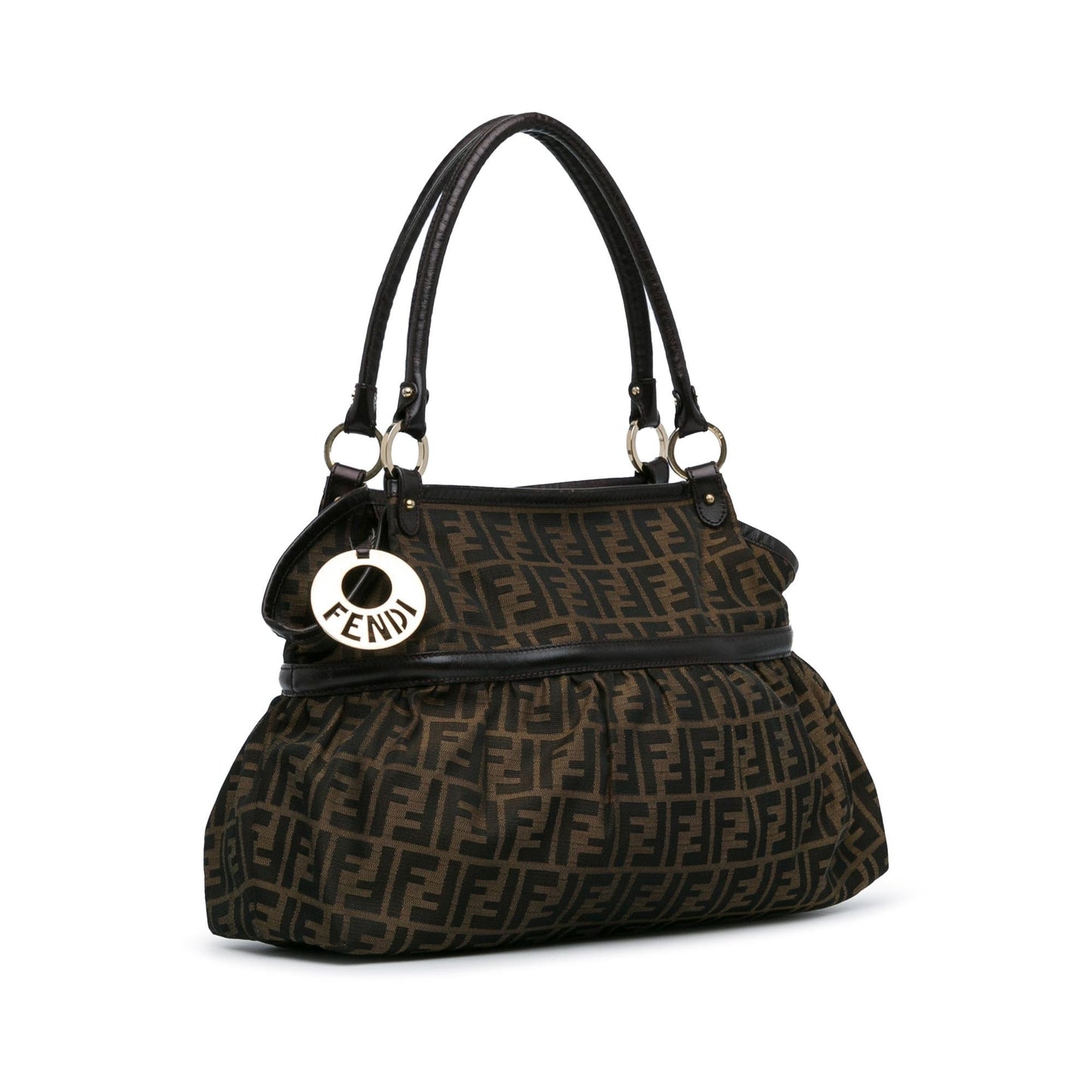 Fendi Large Zucca Canvas Chef Shoulder Bag (fxpyVR)