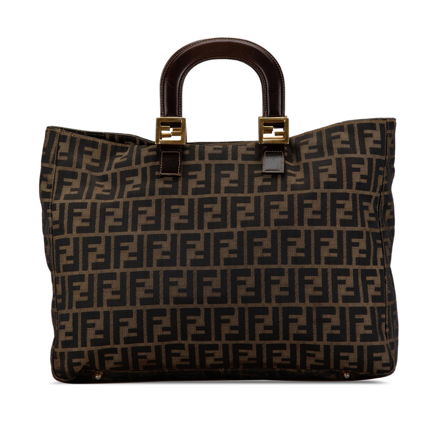 Fendi Large Zucca Canvas Twins Tote (ELkjPf)