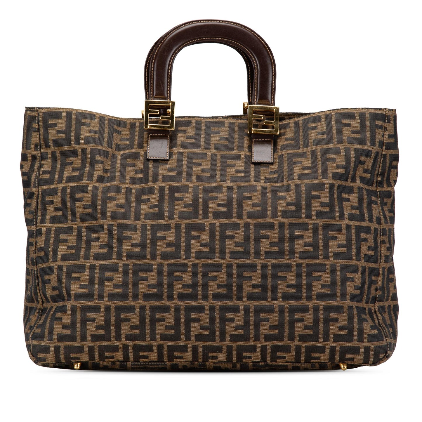 Fendi Large Zucca Canvas Twins Tote