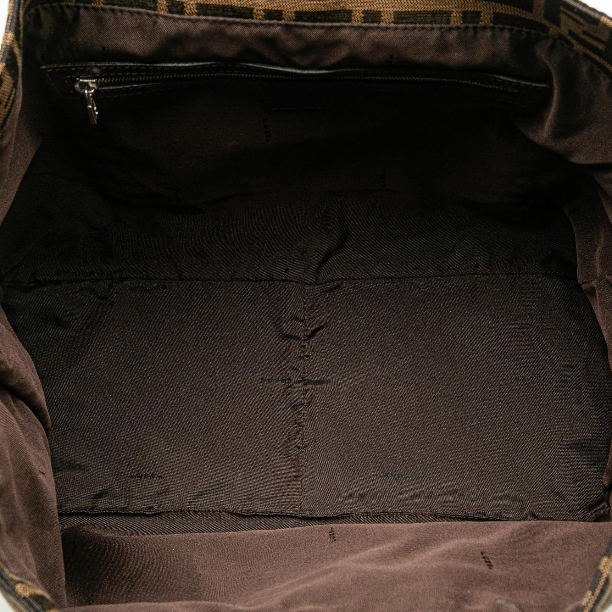 Fendi Large Zucca Canvas Twins Tote
