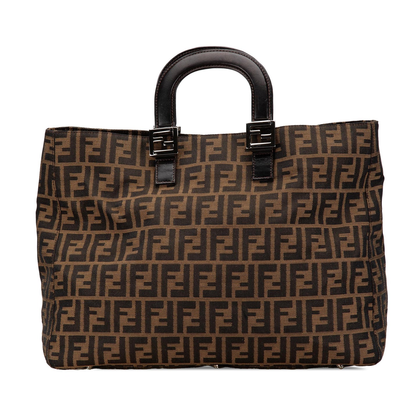 Fendi Large Zucca Canvas Twins Tote
