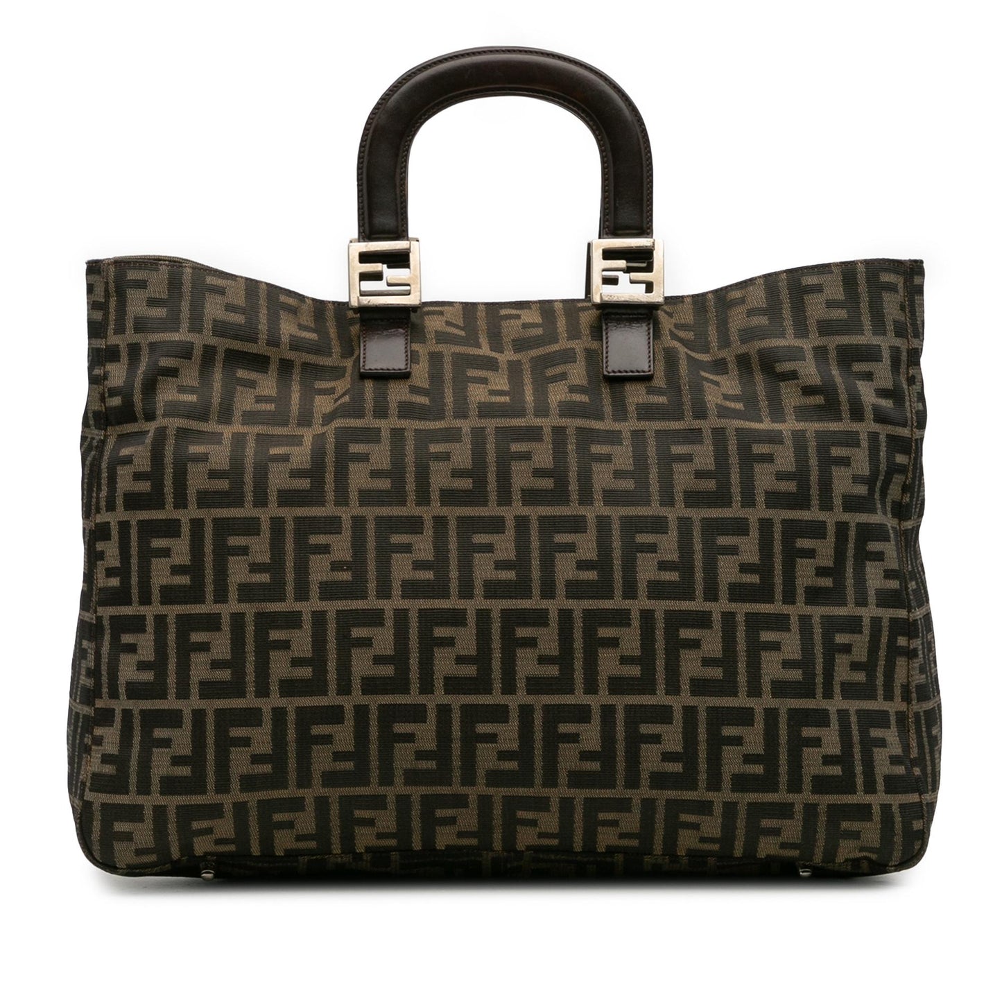 Fendi Large Zucca Canvas Twins Tote