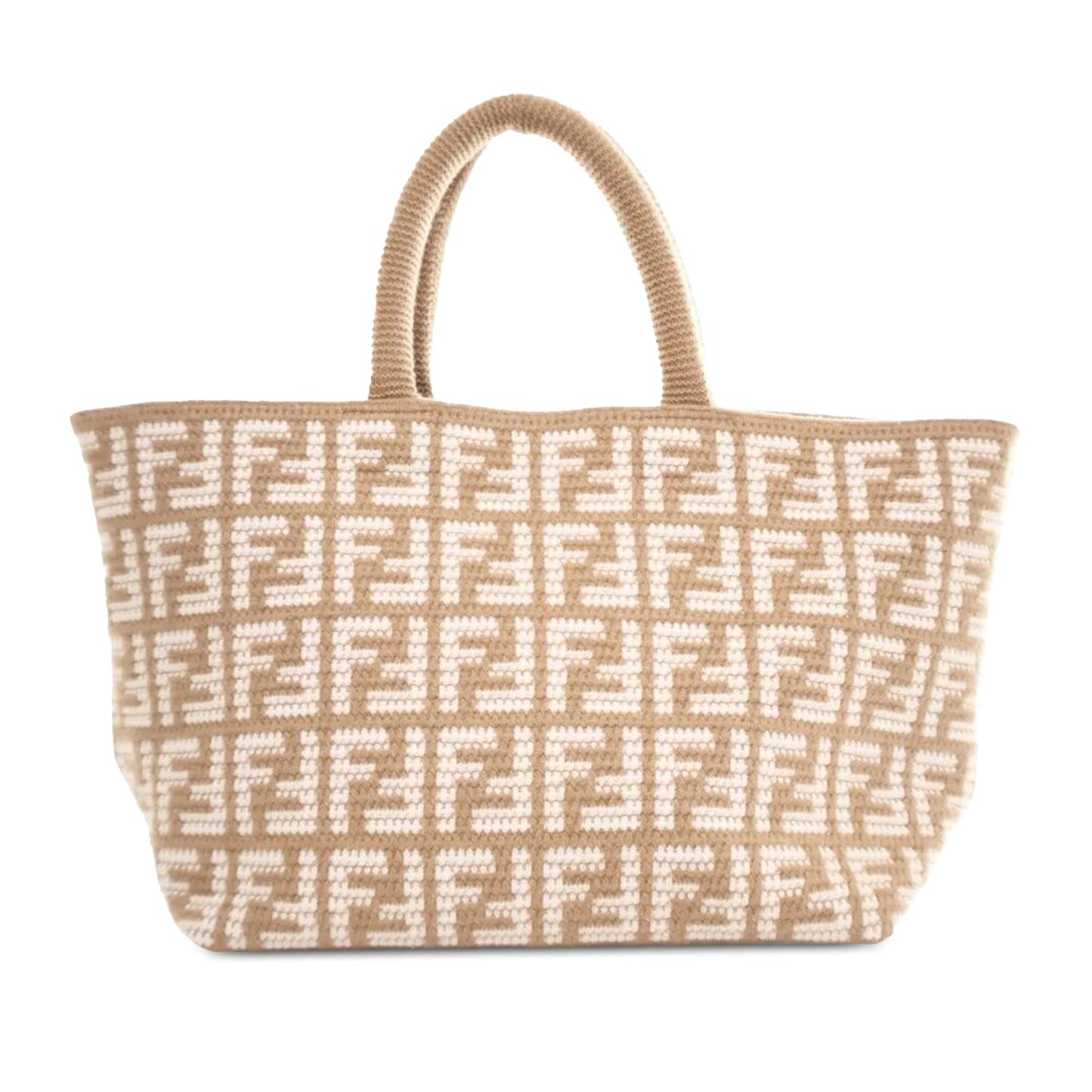 Fendi Large Zucca Cashmere Shopper Tote (BVm1Iv)