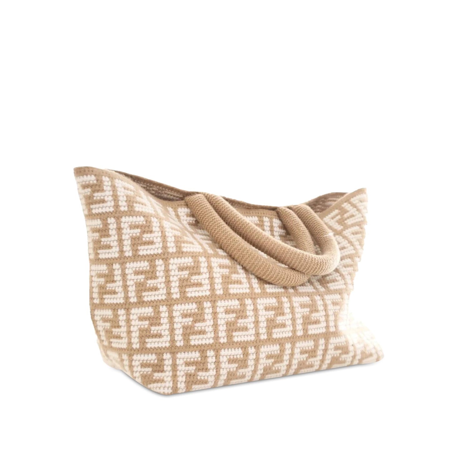 Fendi Large Zucca Cashmere Shopper Tote (BVm1Iv)