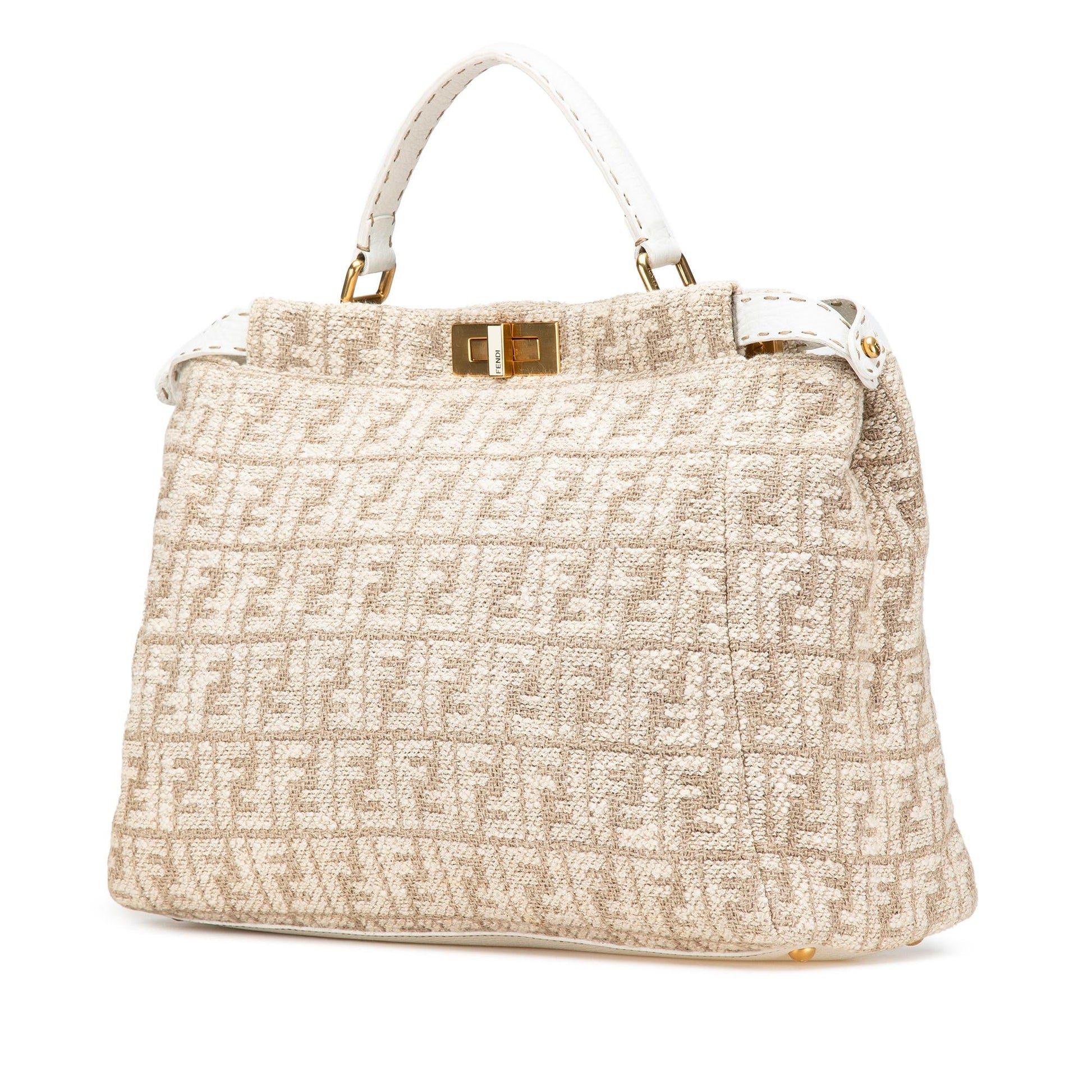 Fendi Leather O'lock Swing Satchel