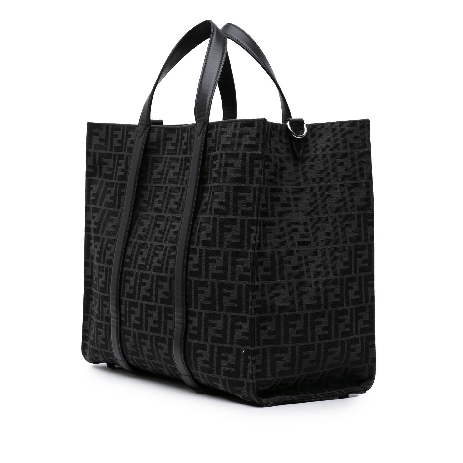Fendi Large Zucca Jacquard Shopper Tote