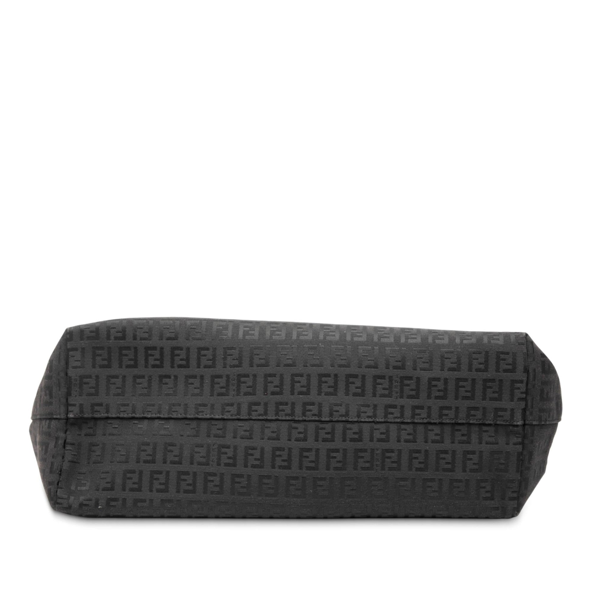 Fendi Medium Zucchino Canvas Roll Tote