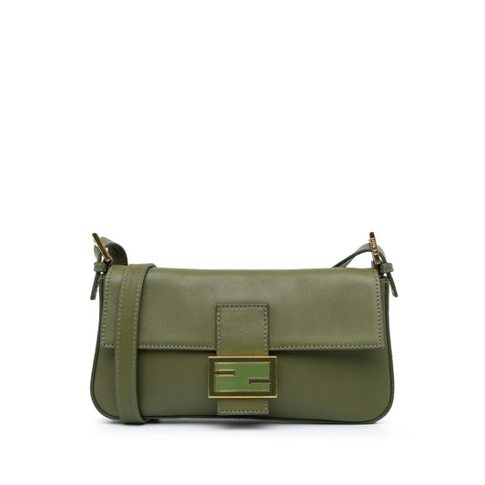 Fendi Leather Baguette Crossbody (ZNxLQ5)