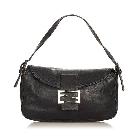 Fendi Leather Baguette (26236)