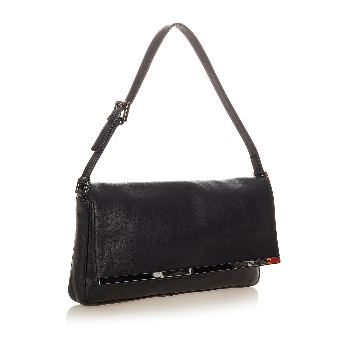 Fendi Leather Baguette (26704)