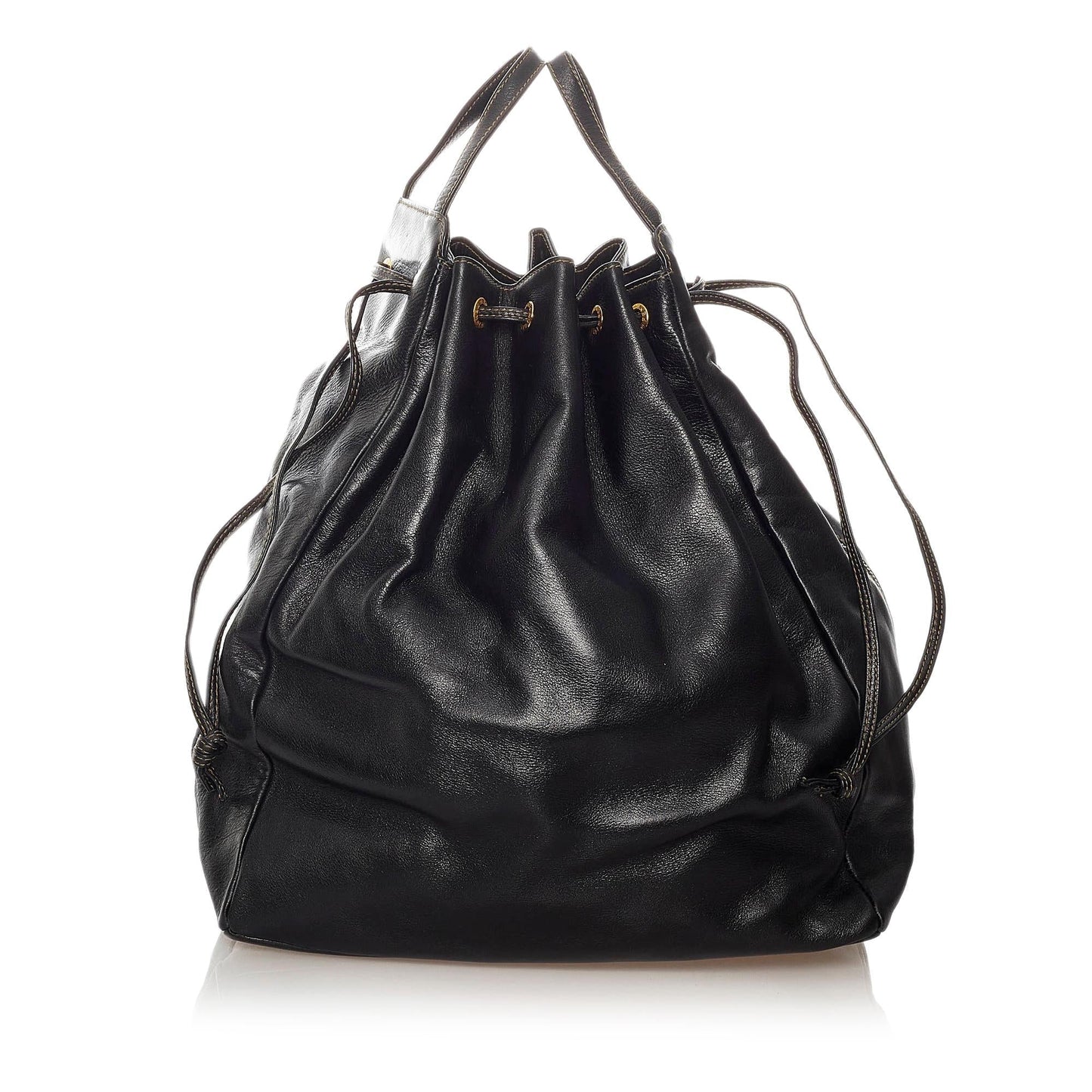 Fendi Leather Bucket Bag (27821)