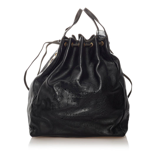 Fendi Leather Bucket Bag (27821)
