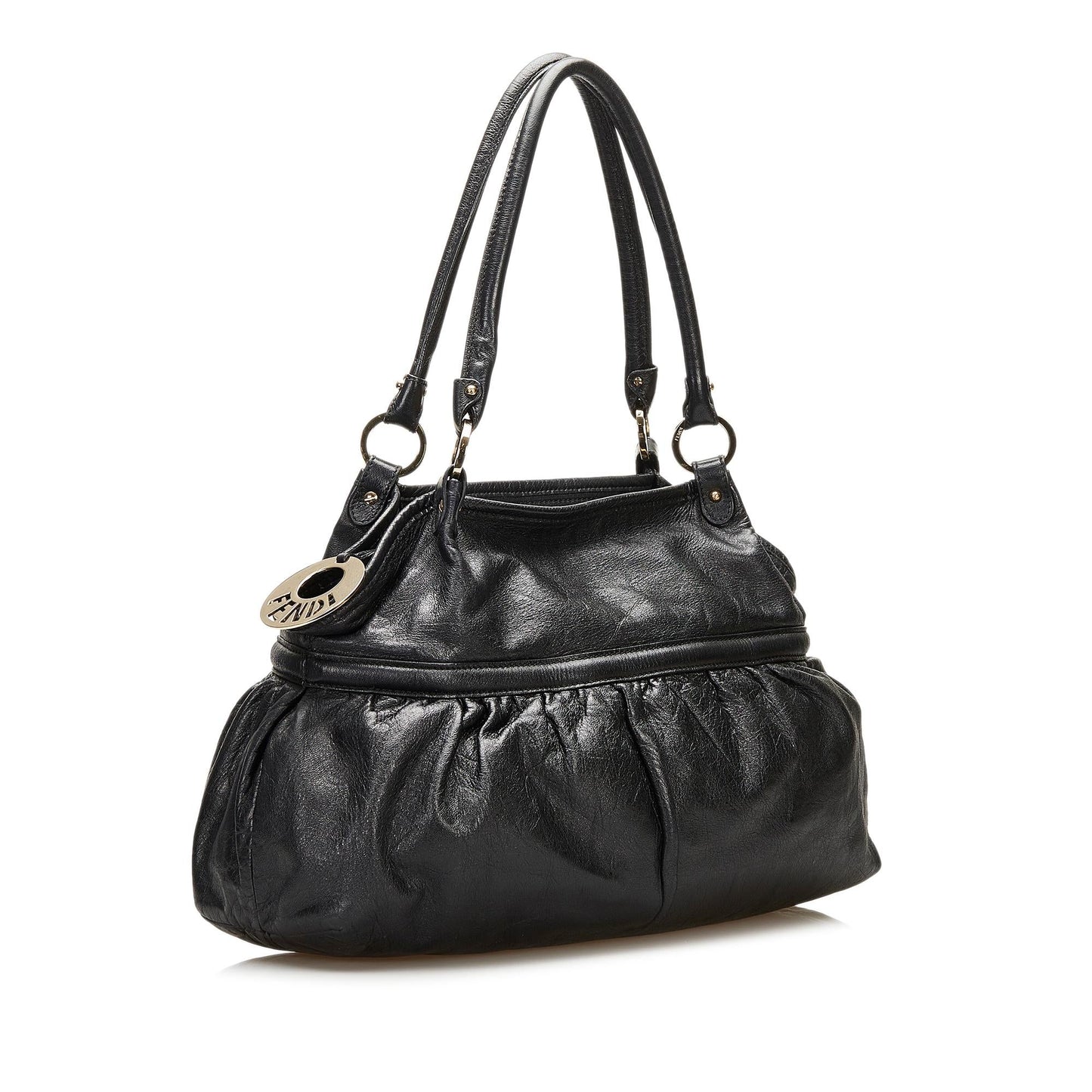 Fendi Leather Chef Shoulder Bag (35929)