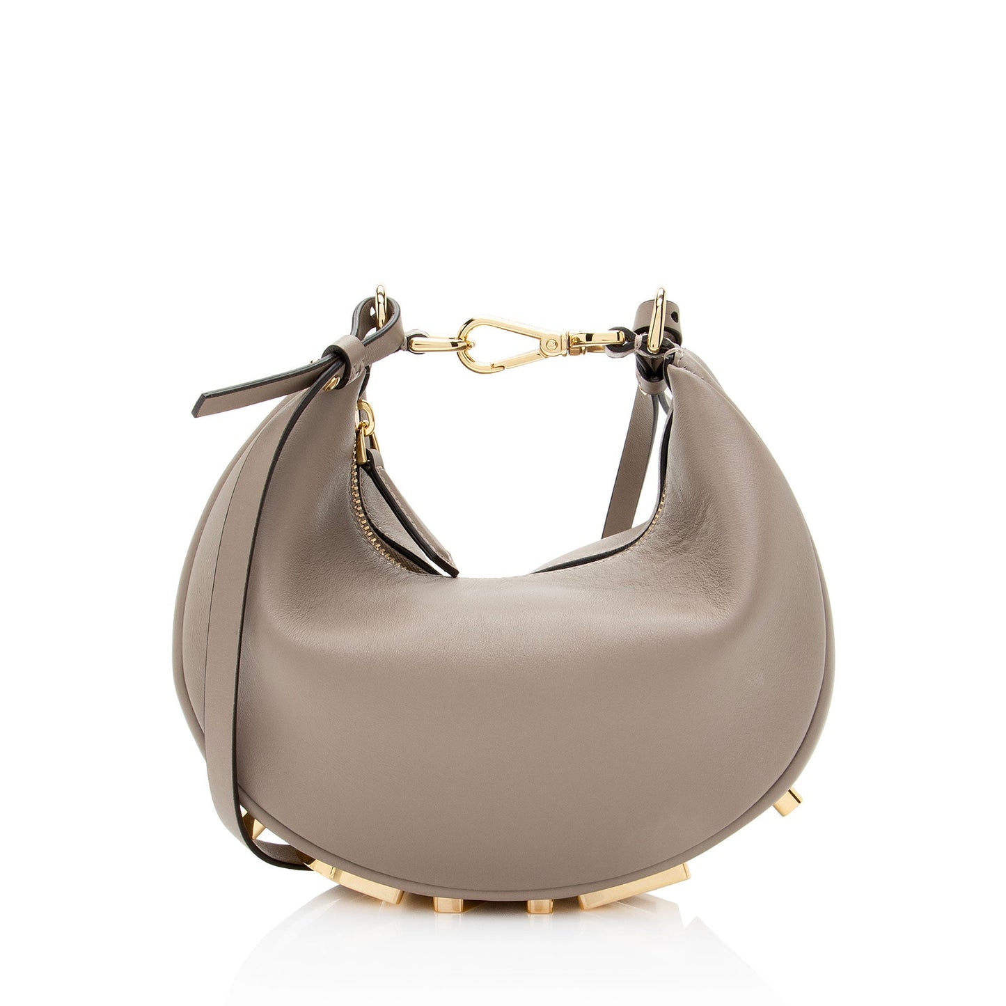 Fendi Leather Fendigraphy Mini Hobo - FINAL SALE