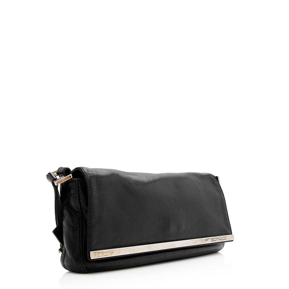 Fendi Leather Flap Pochette