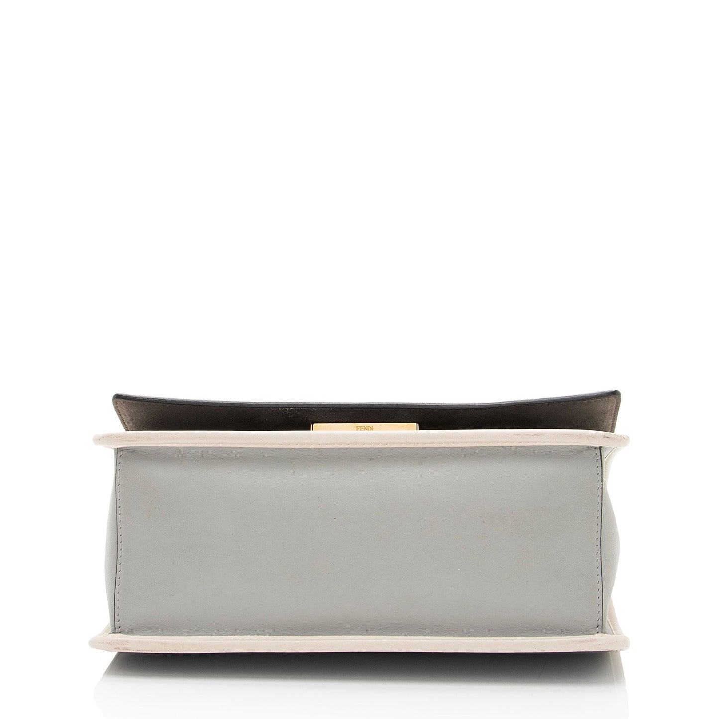 Fendi Leather Kan I F Medium Shoulder Bag