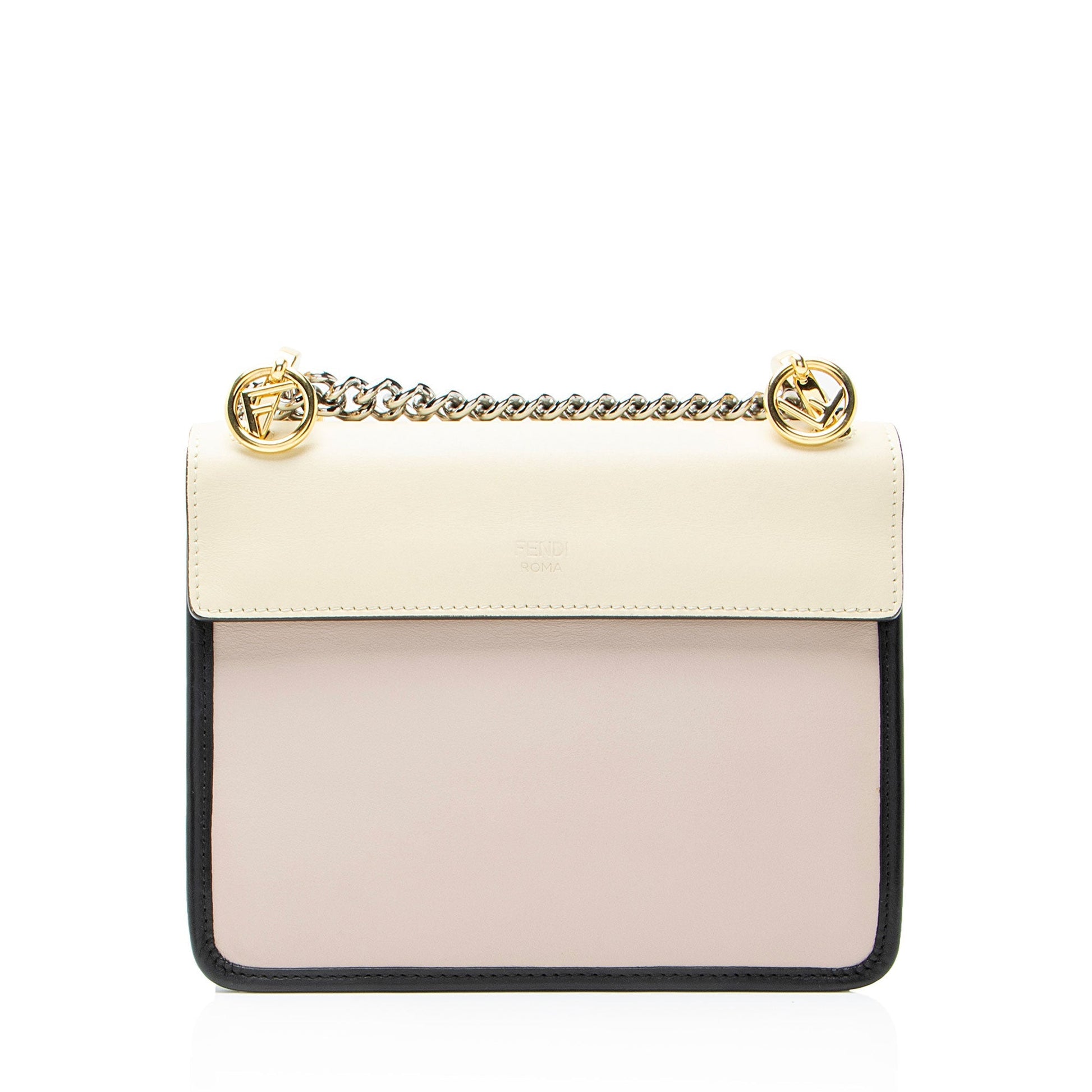 Fendi Shearling Fendi First Small Shoulder Bag