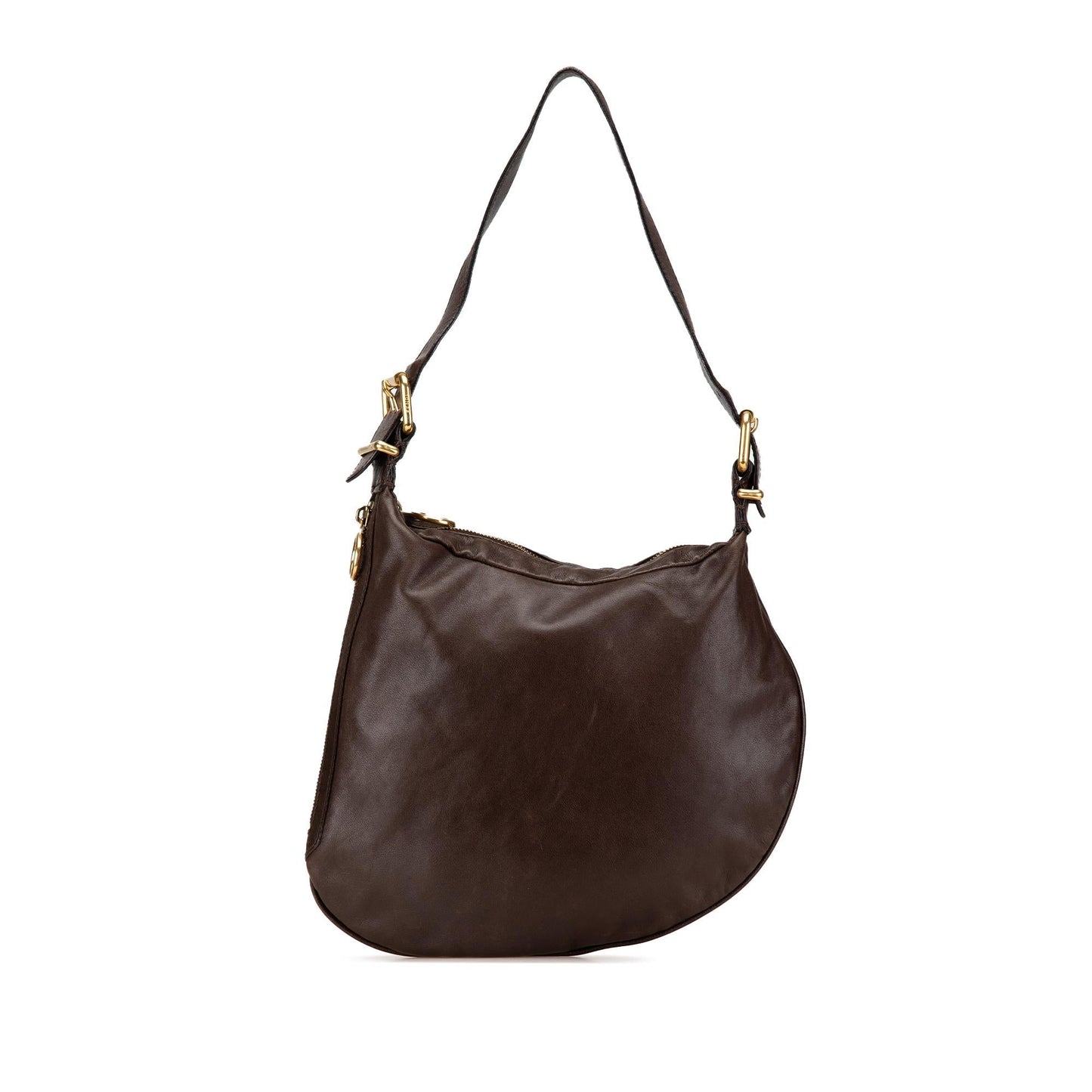 Fendi Leather Oyster Hobo