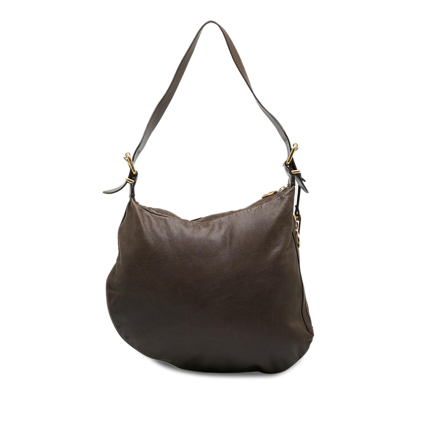 Fendi Leather Oyster Shoulder Bag (P6A7z8)