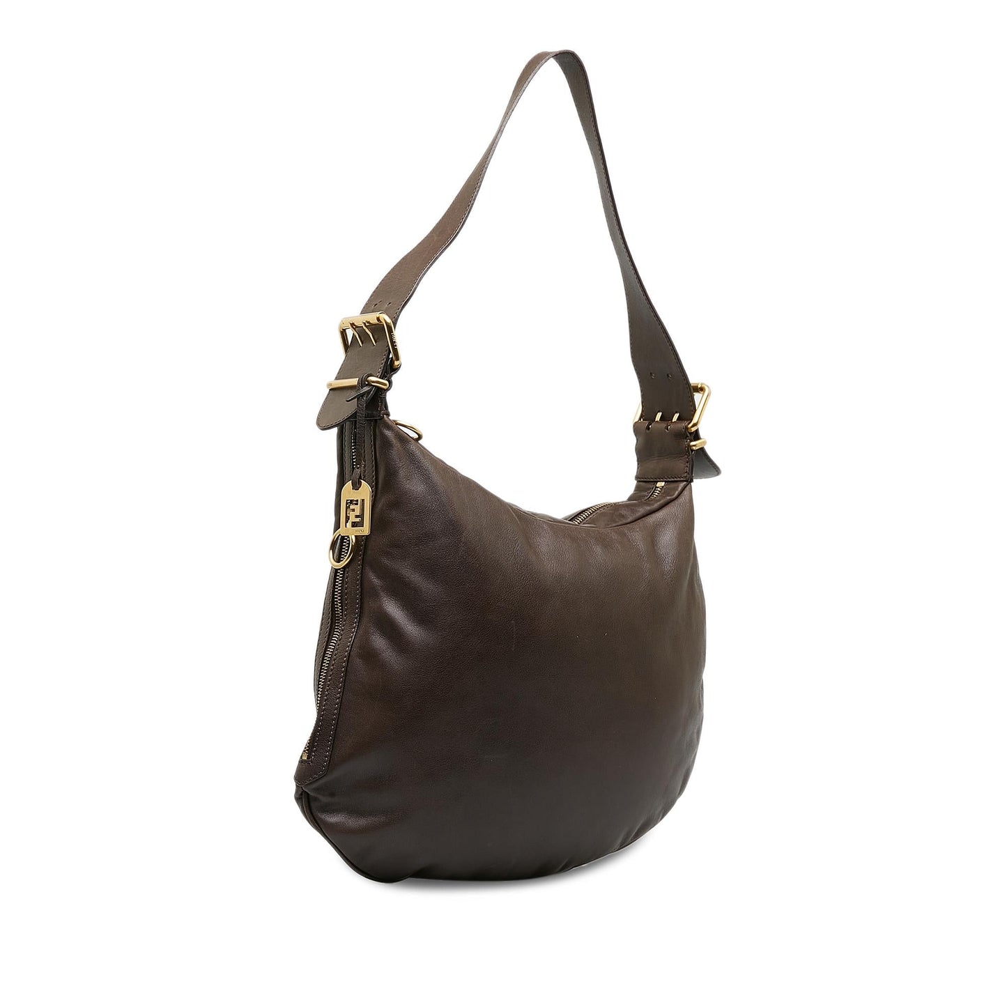 Fendi Leather Oyster Shoulder Bag (P6A7z8)